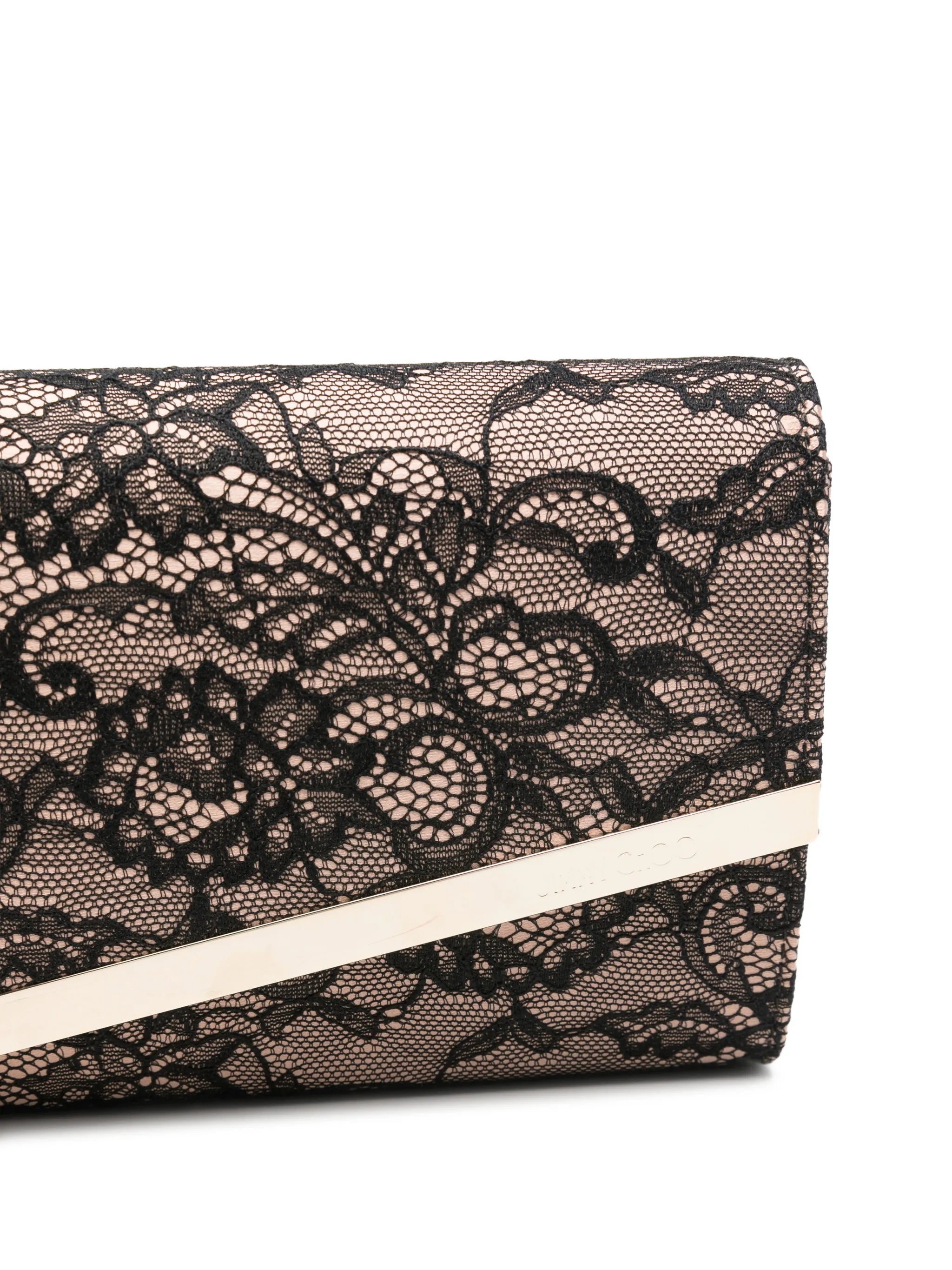 Emmie lace chain clutch bag