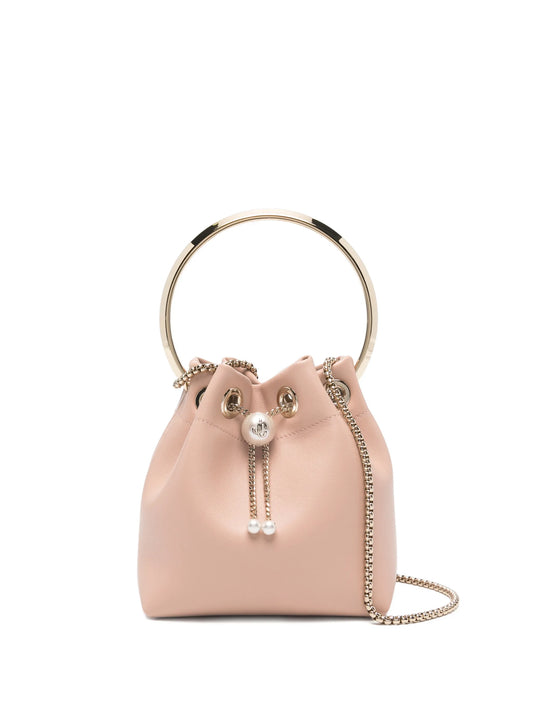 Bon Bon pearl-embellished bucket bag