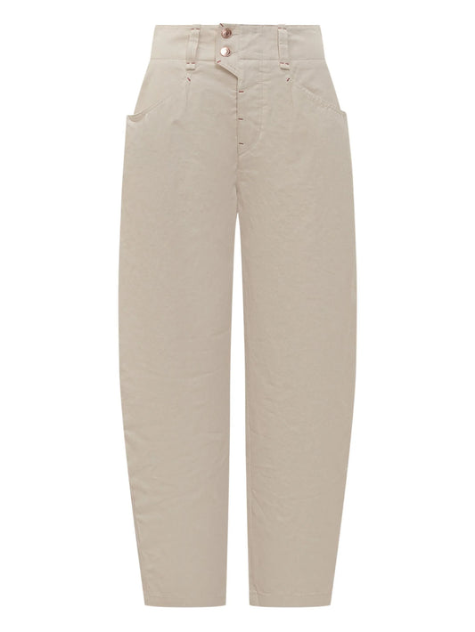 Oumaya high-waisted pocket trousers