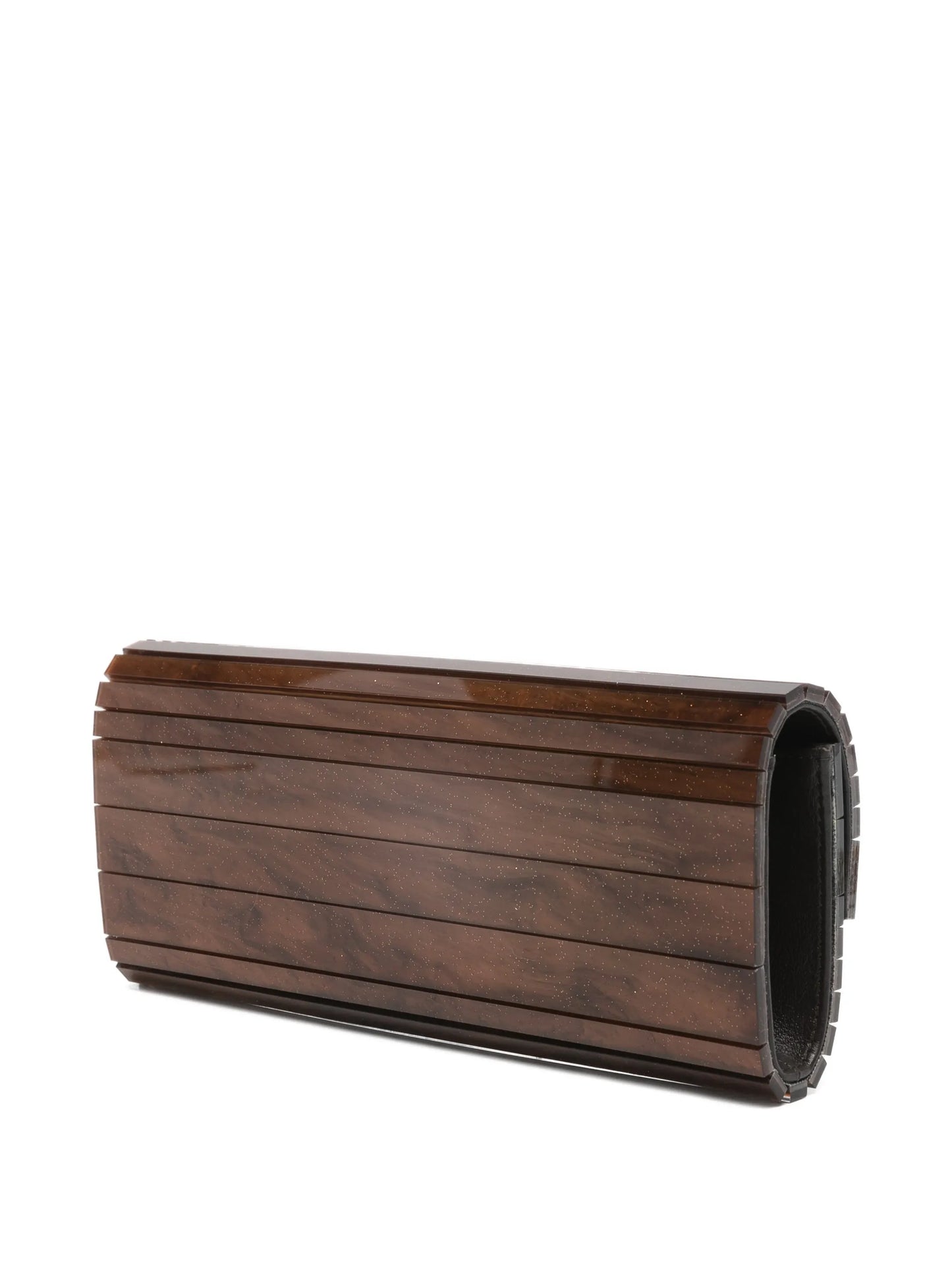 Sweetie marble-effect clutch bag