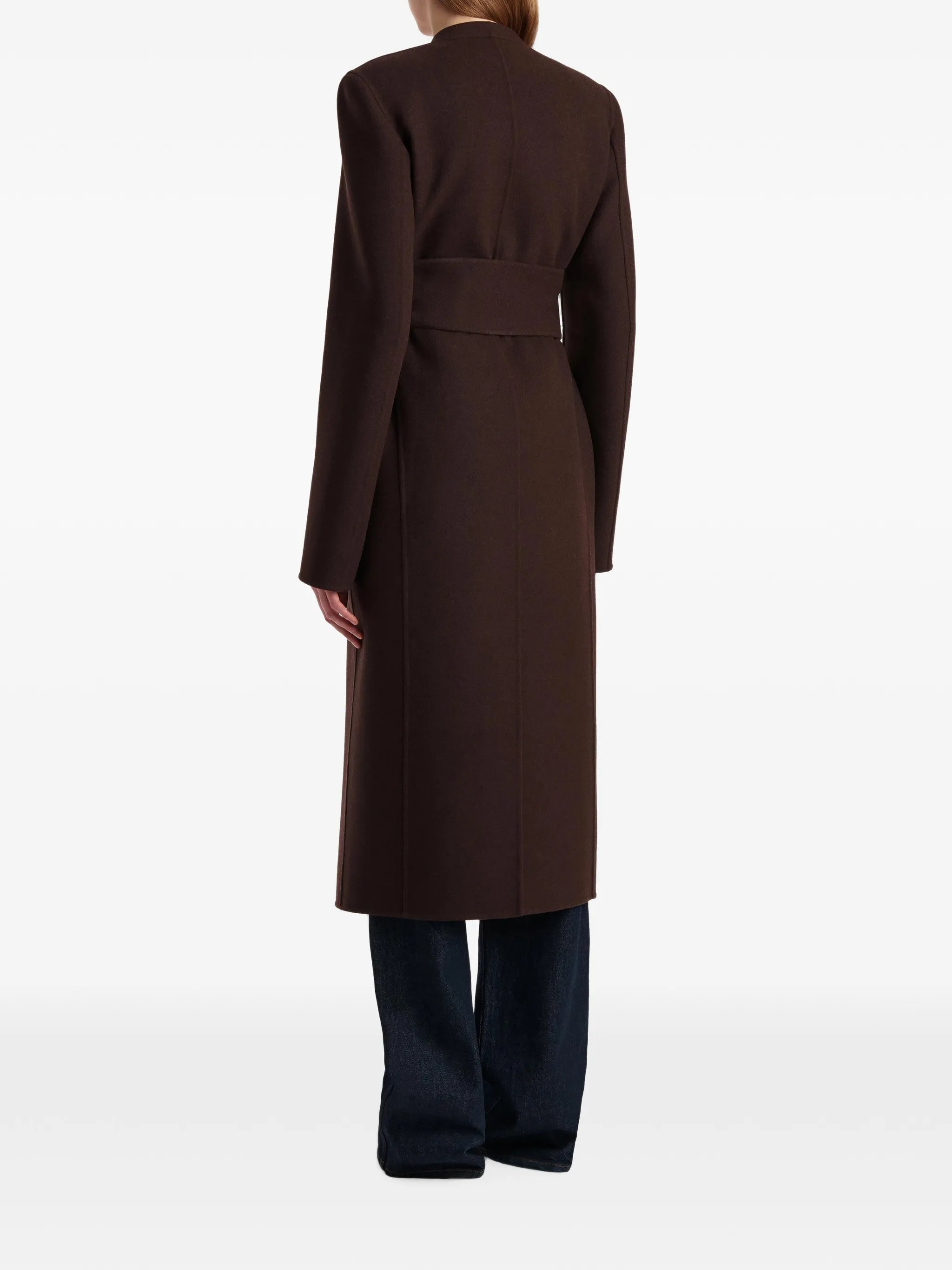belted wrap coat