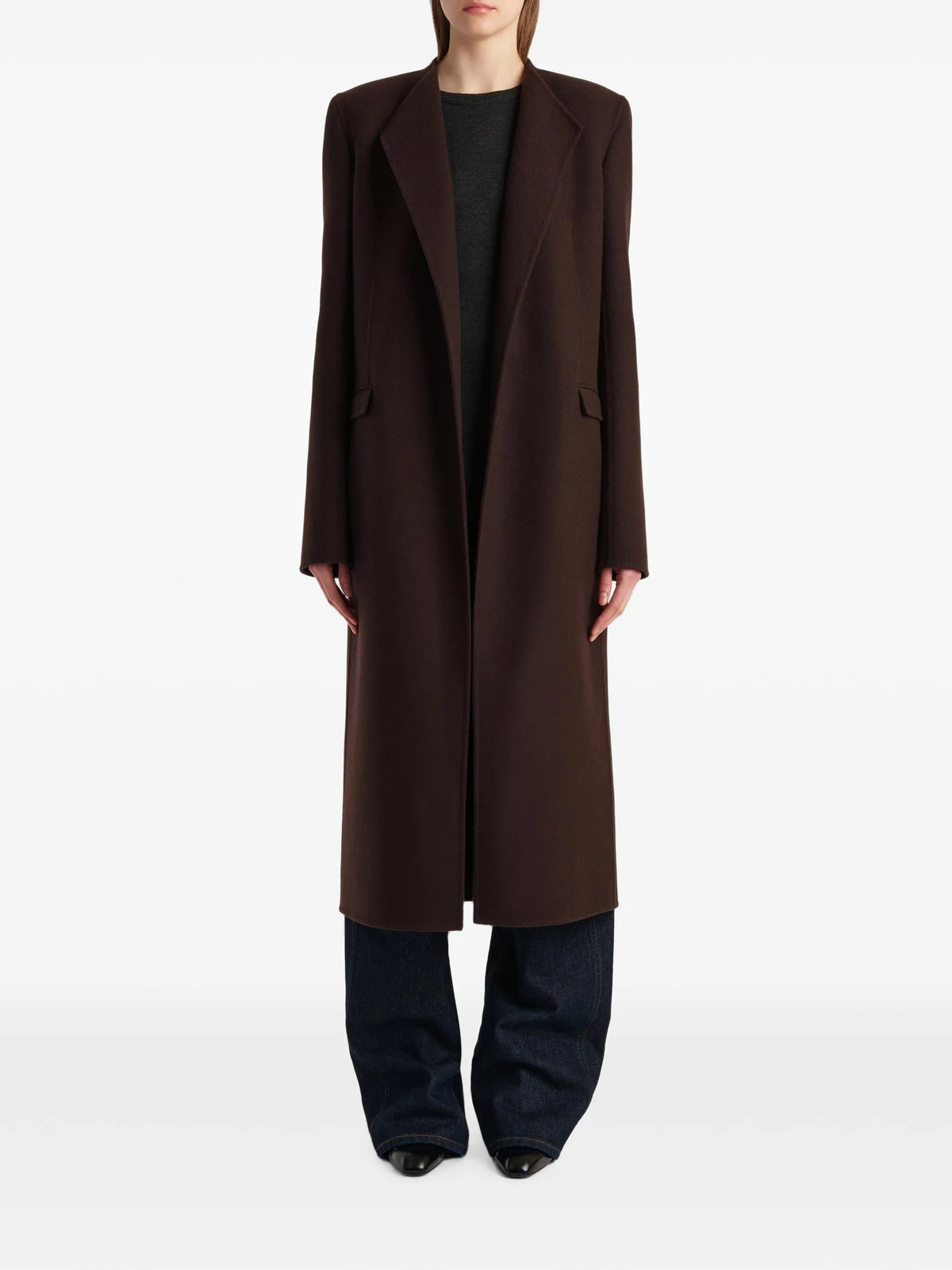 belted wrap coat