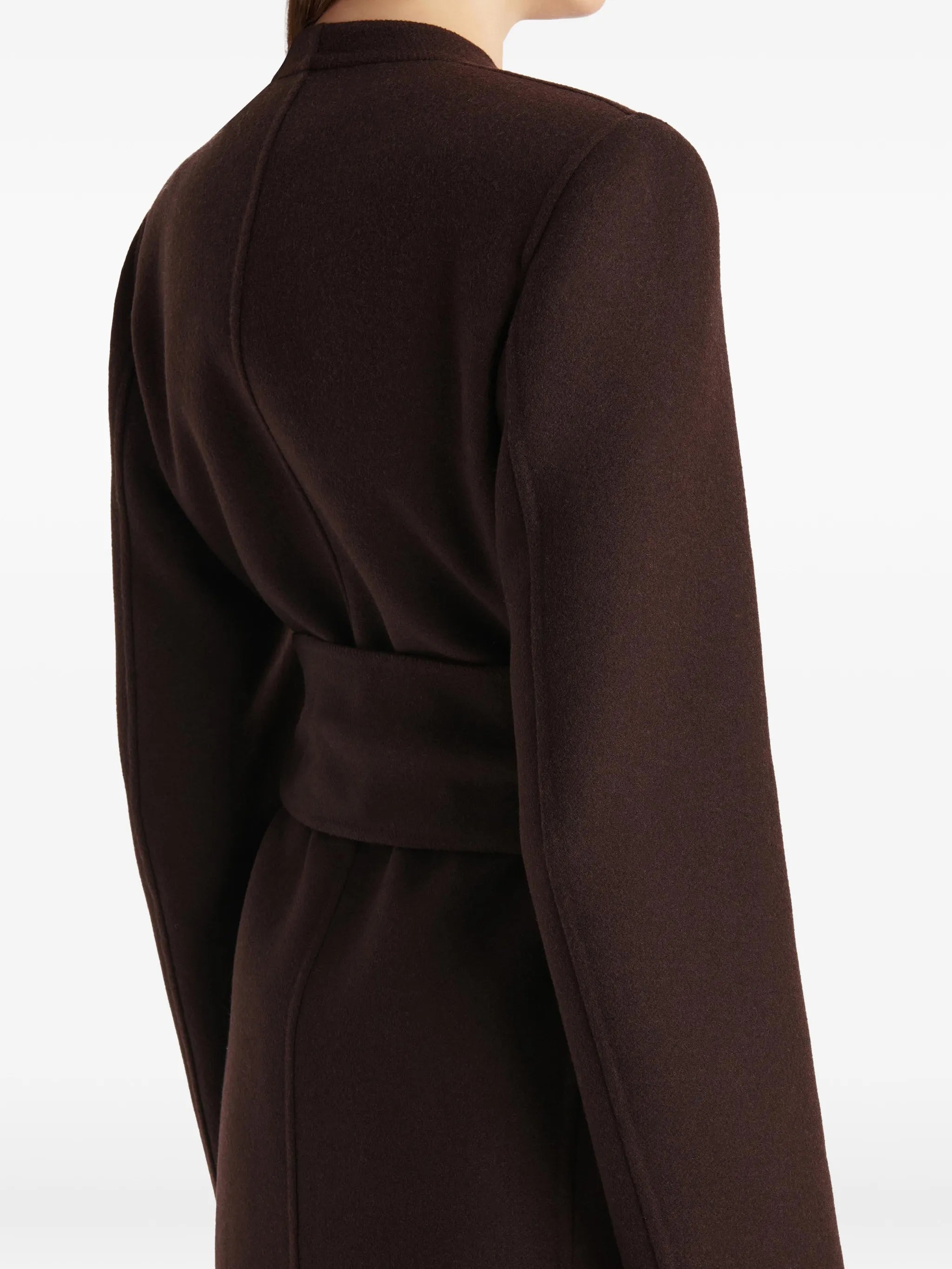 belted wrap coat