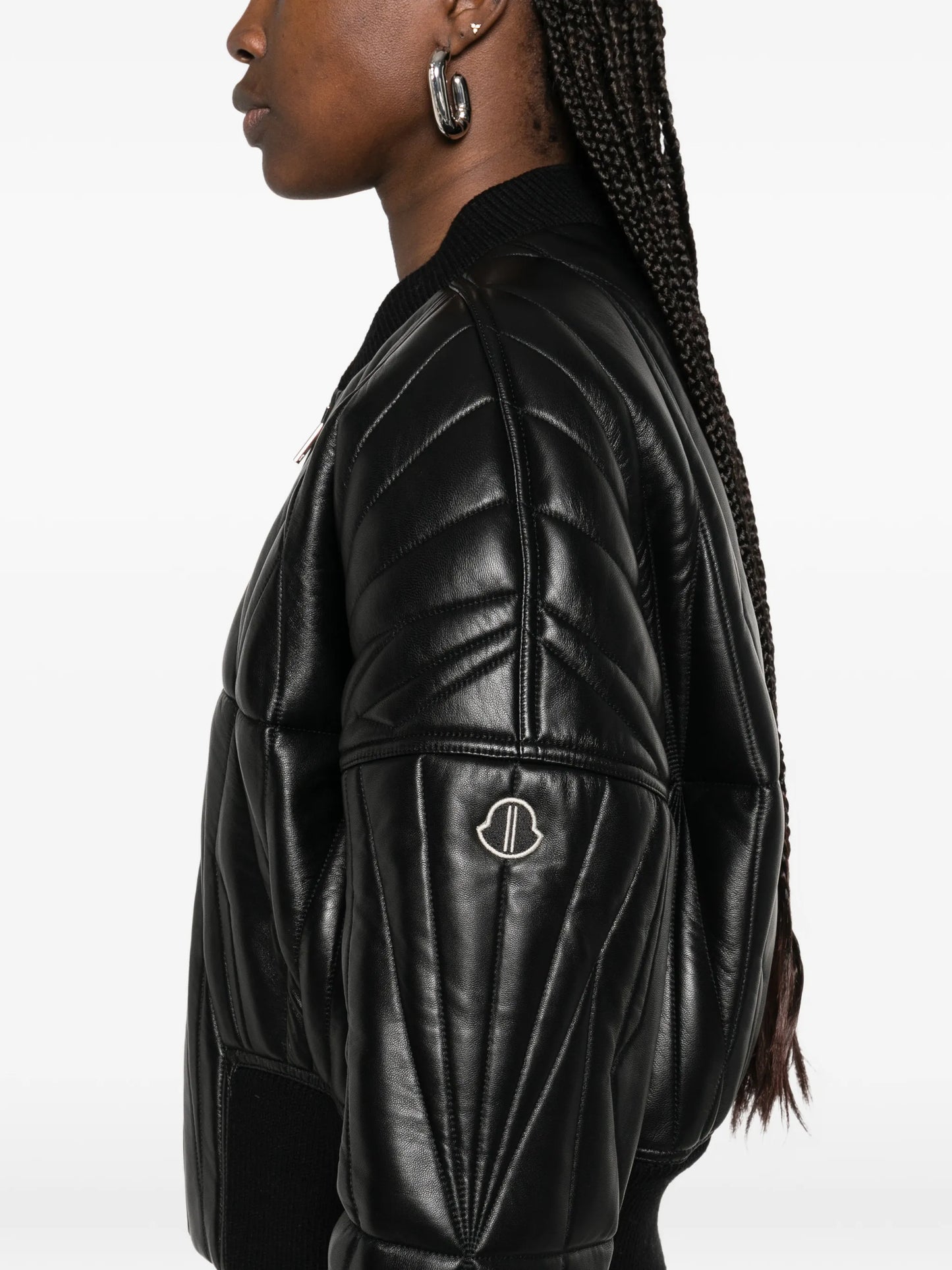 quilted zip jacket