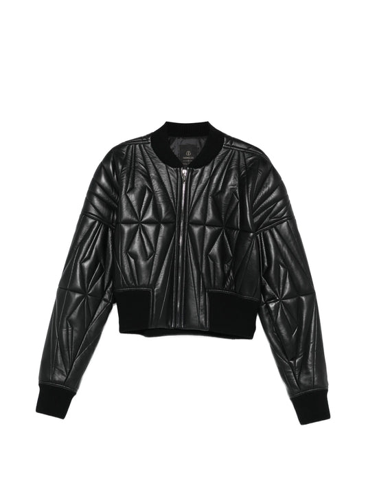 quilted zip jacket