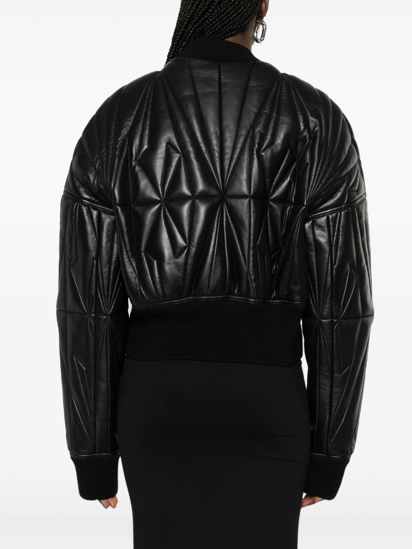 quilted zip jacket
