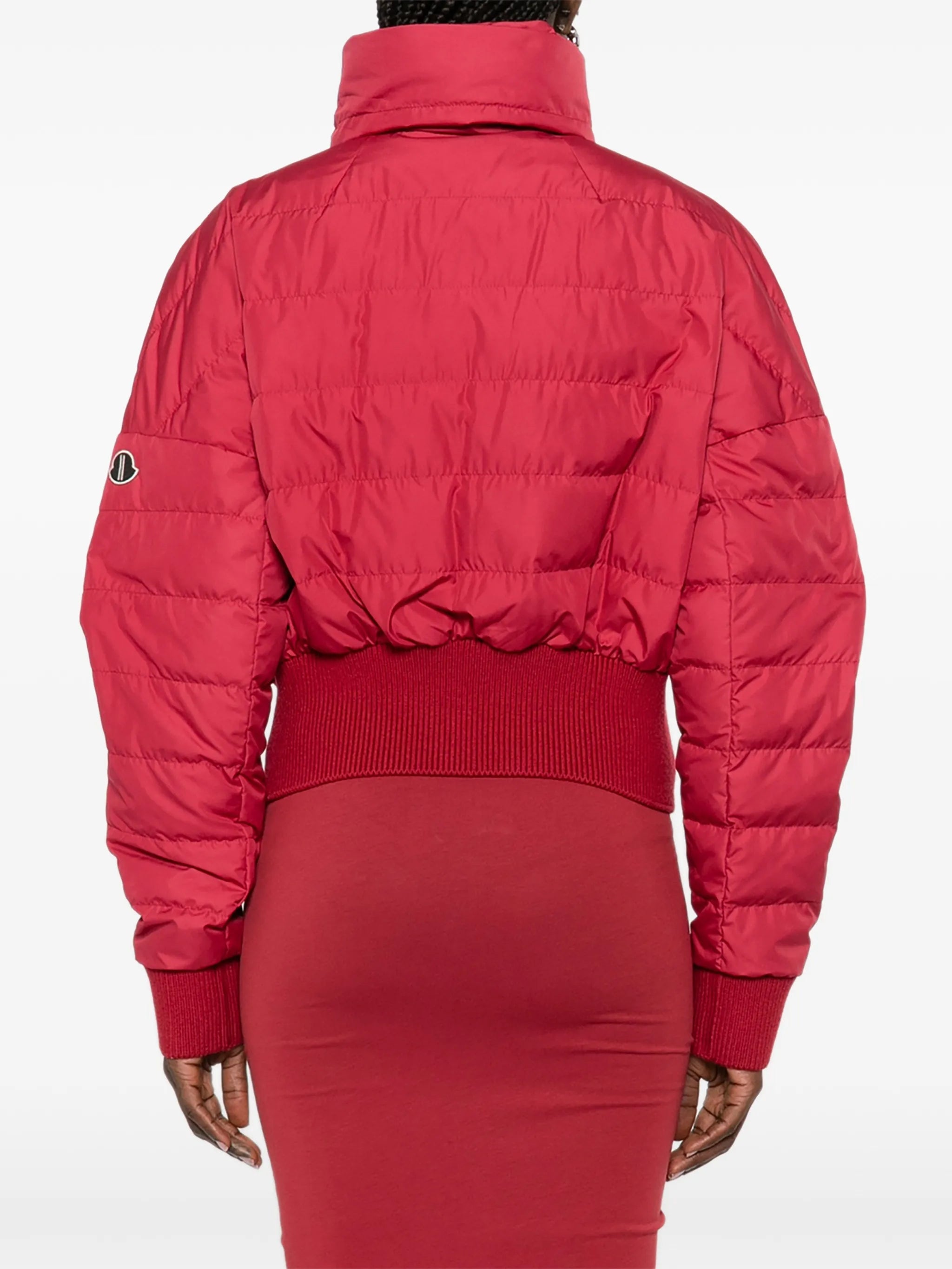 cropped quilted jacket