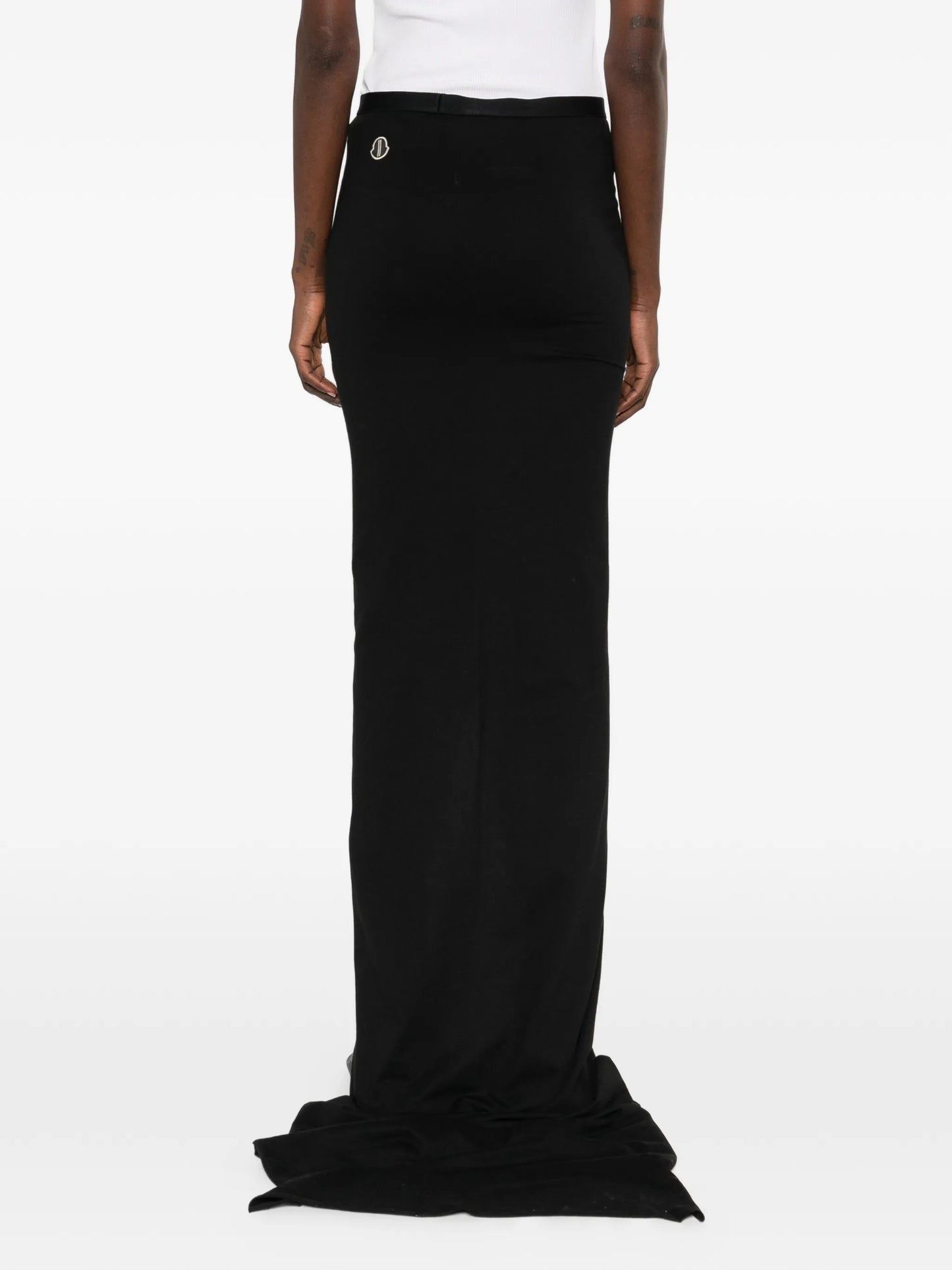 striped knit long skirt