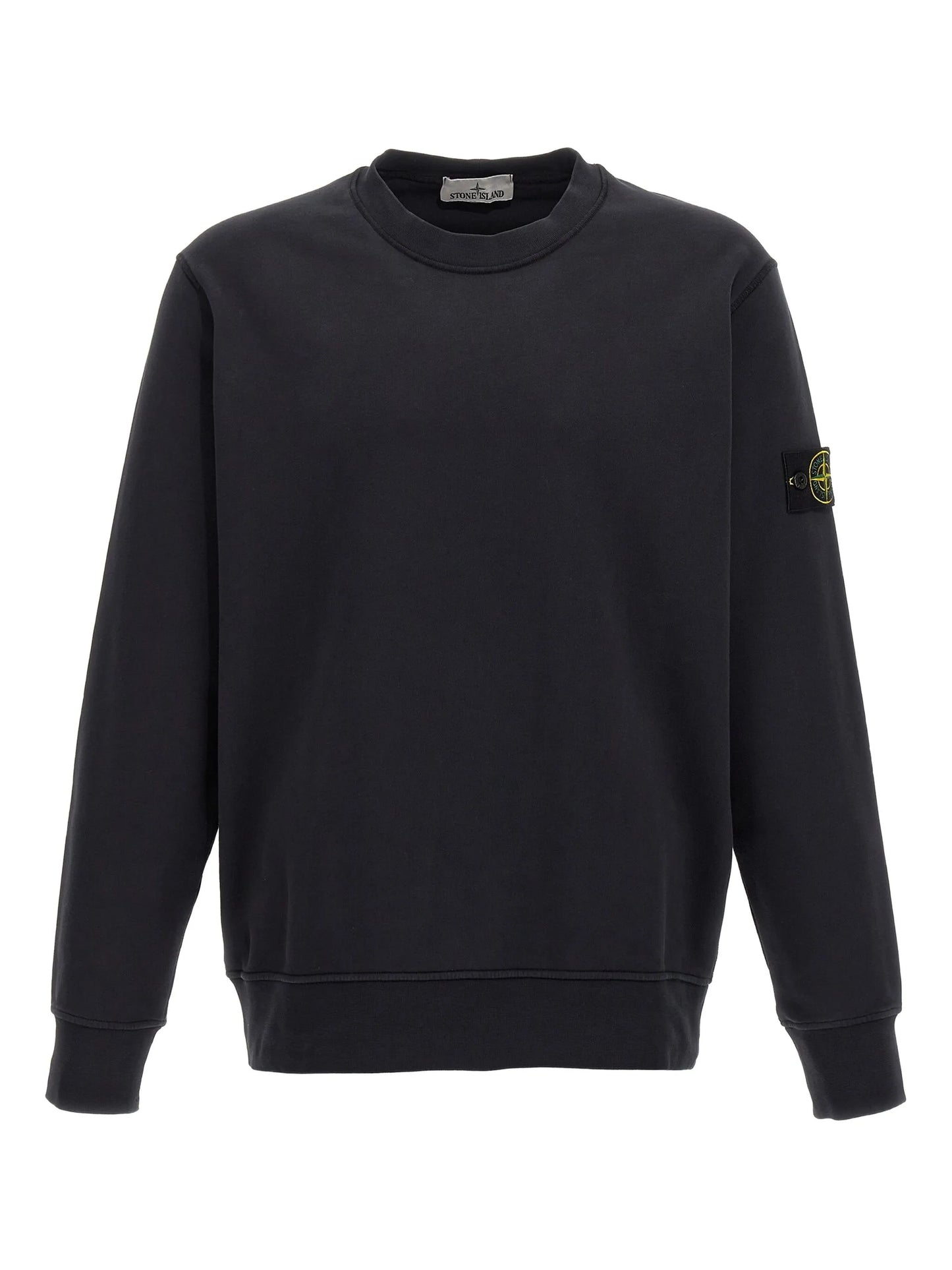 crew-neck logo-badge sweatshirt