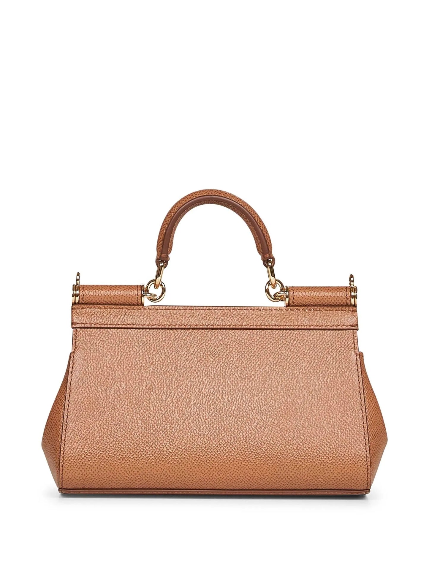 mini Sicily grained leather tote bag