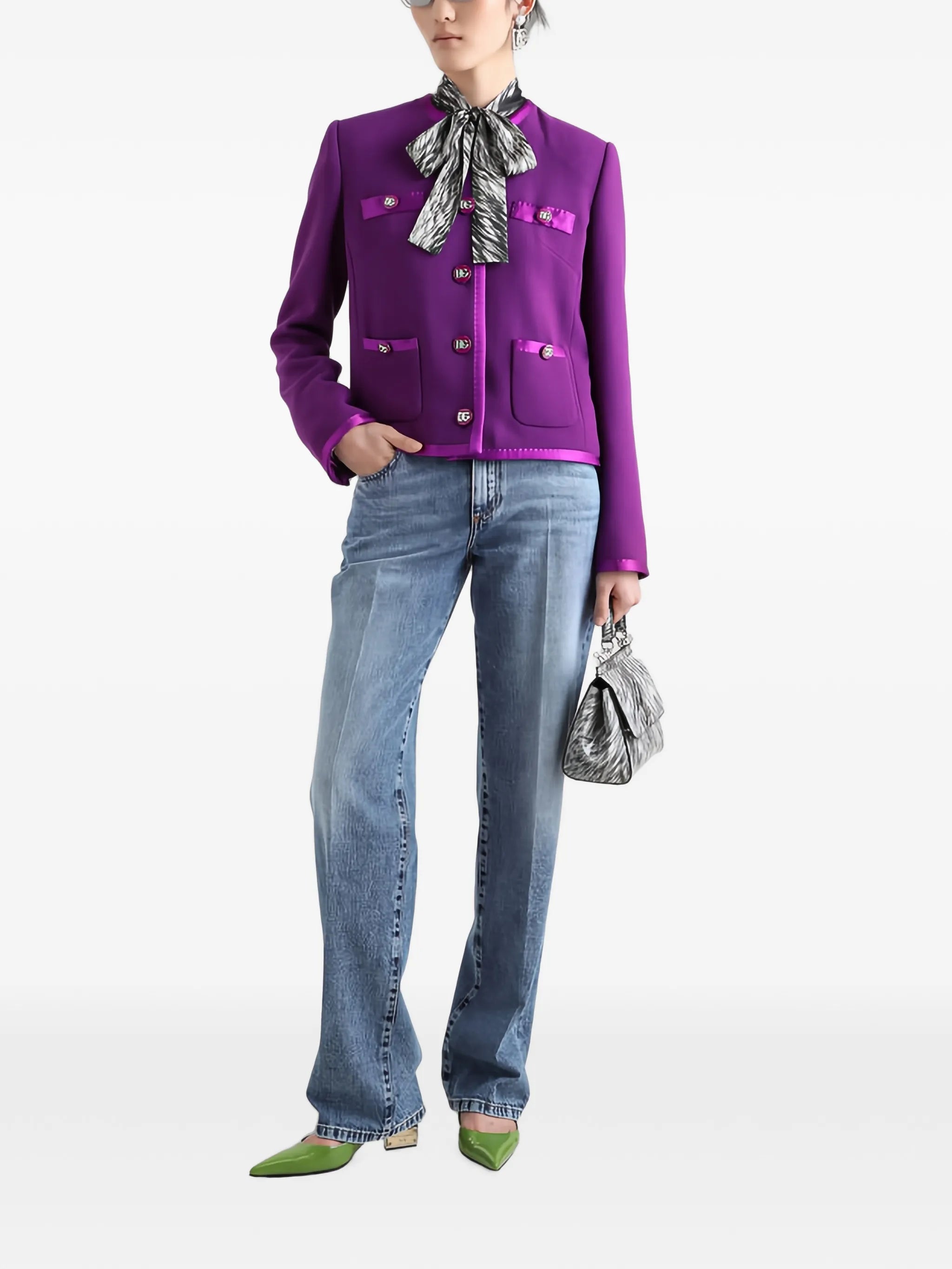 mini Sicily handbag in Dauphine calfskin