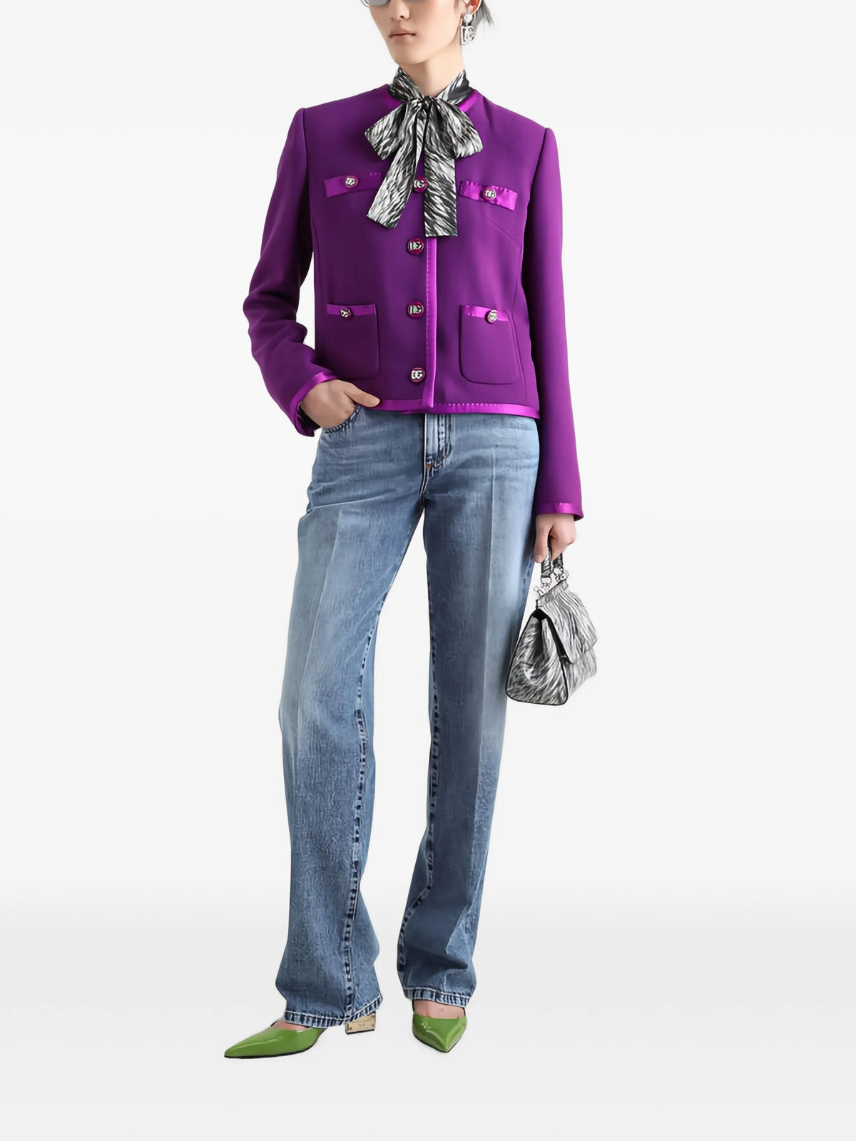 mini Sicily handbag in Dauphine calfskin