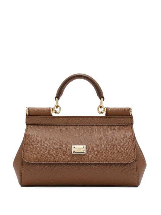 mini Sicily handbag in Dauphine calfskin