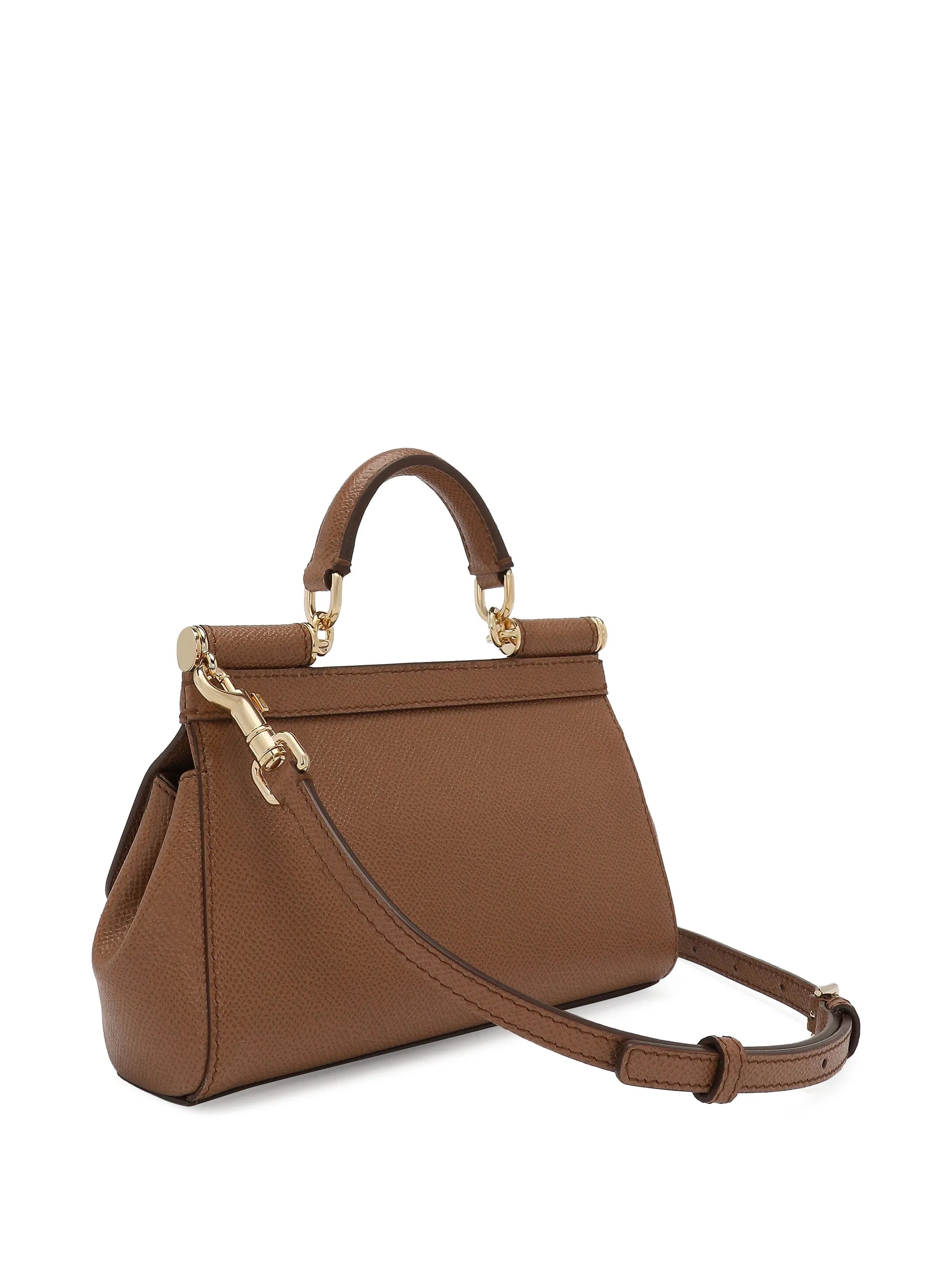 mini Sicily handbag in dauphine calfskin