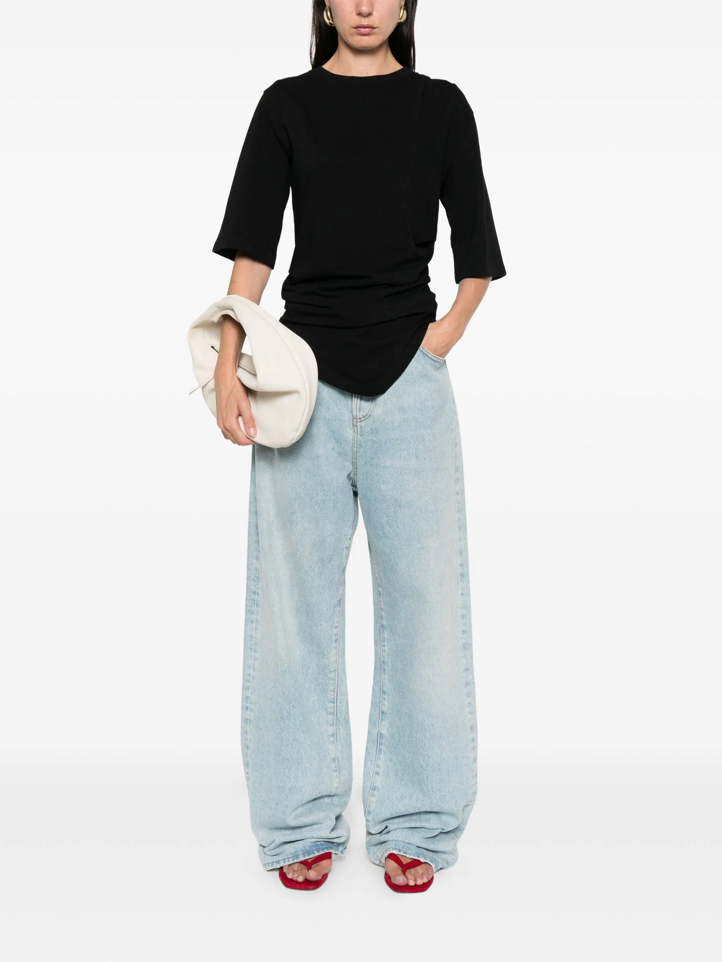 draped T-shirt