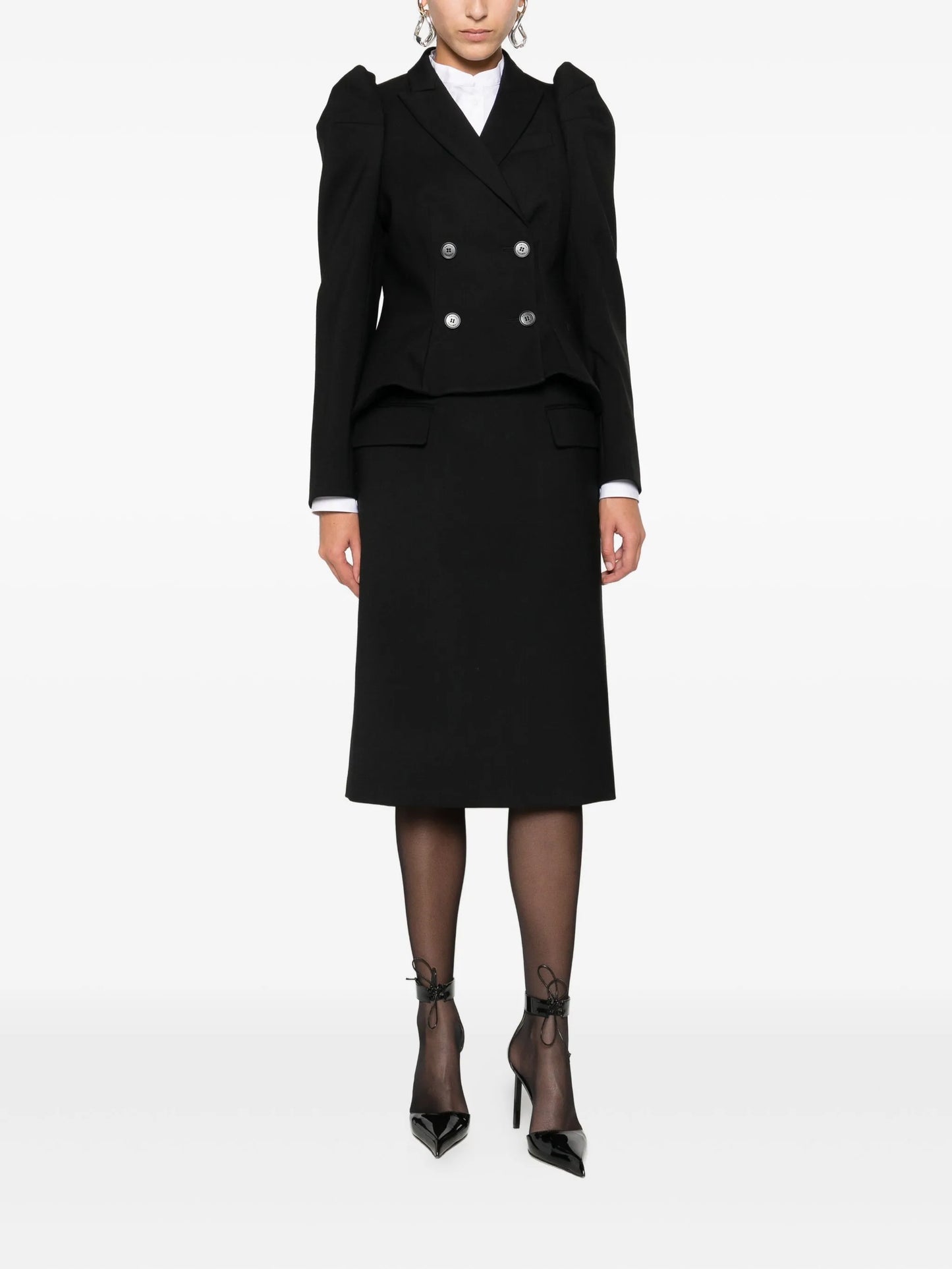 pocket-detail skirt