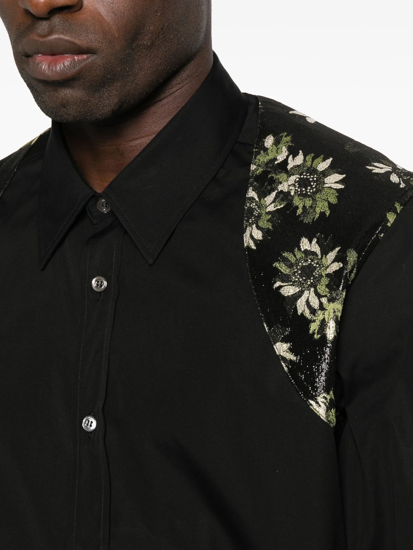jacquard-harness shirt