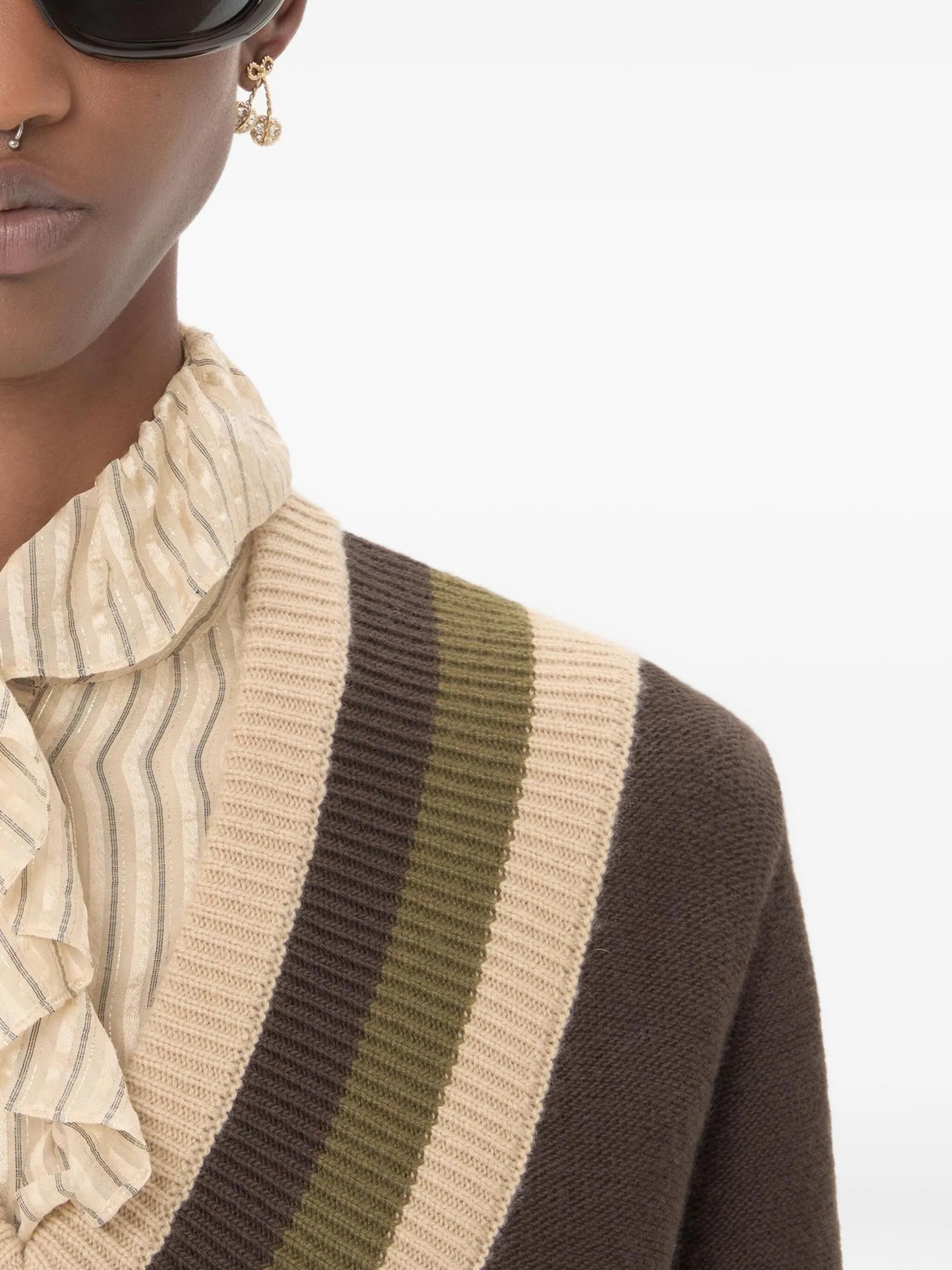 Cherryfic crystal-embellished earrings