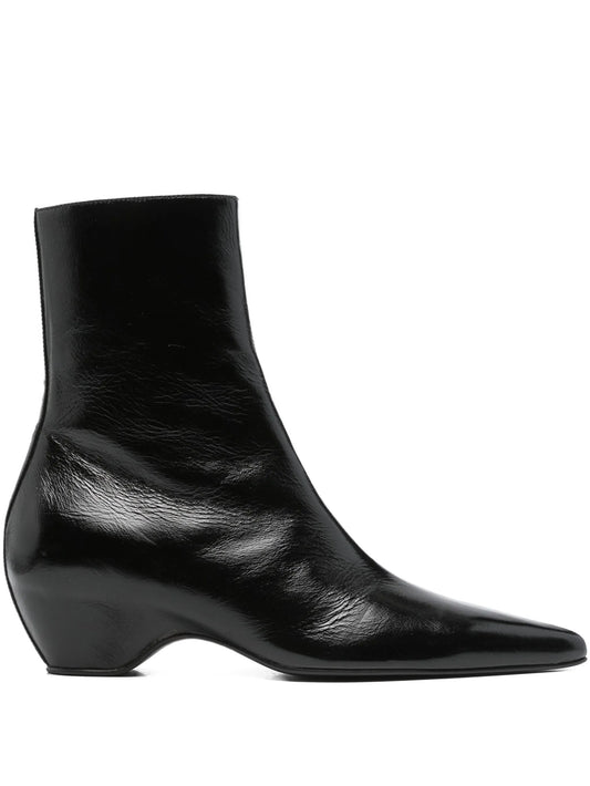 Arizona pointed-toe calf leather ankle boots