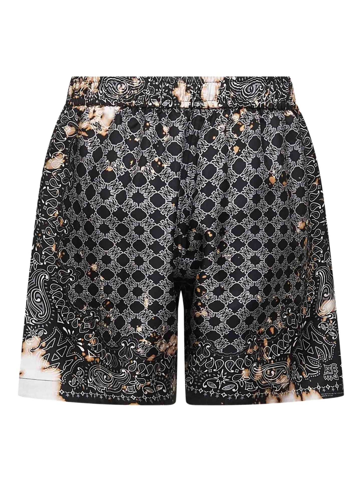 bandana-print shorts