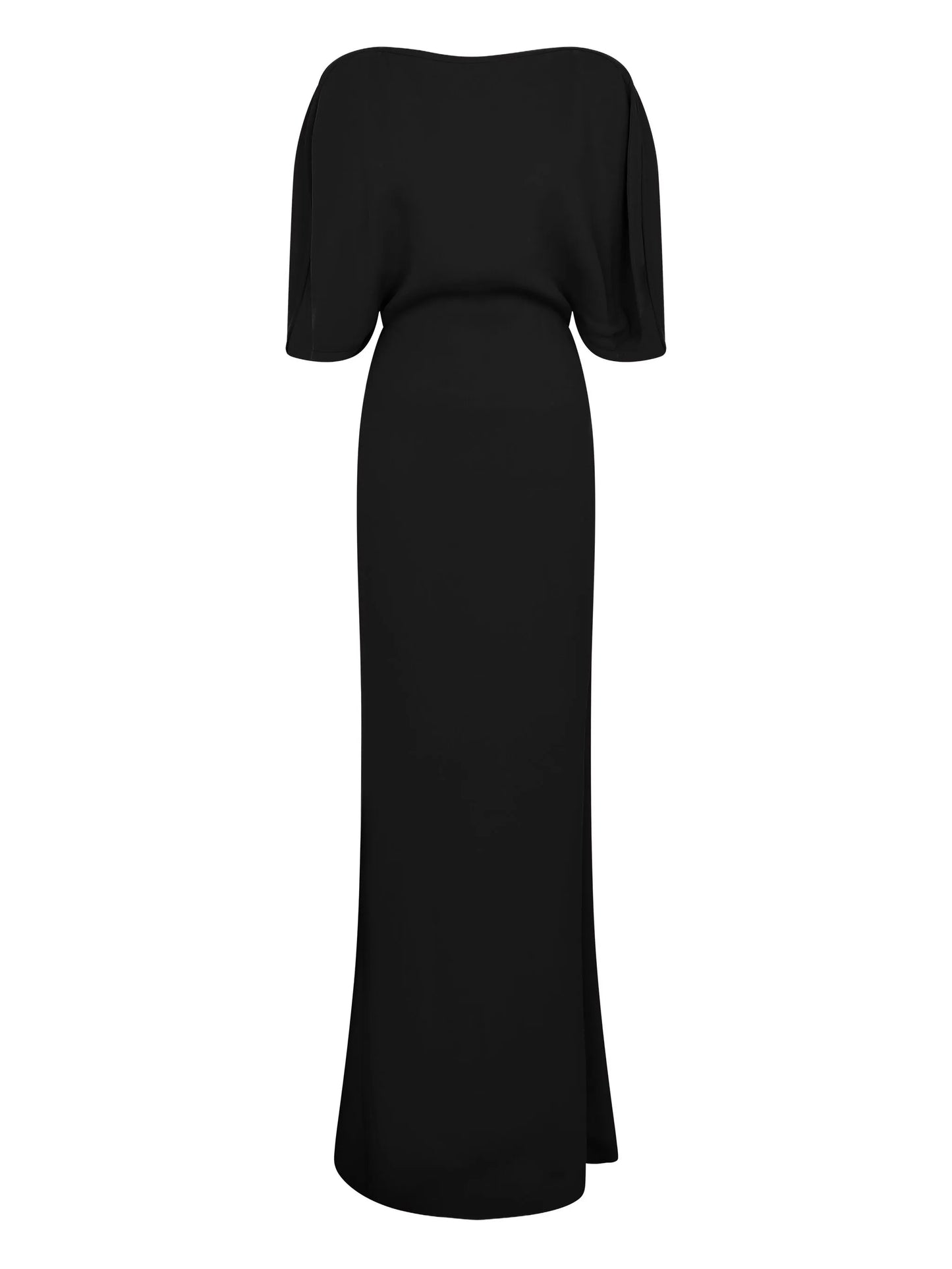 Dona cape-sleeve maxi dress