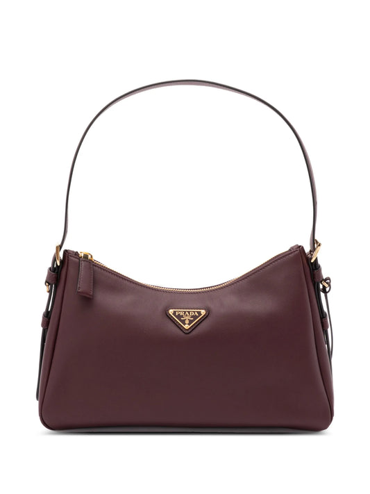 enamel triangle logo tote bag