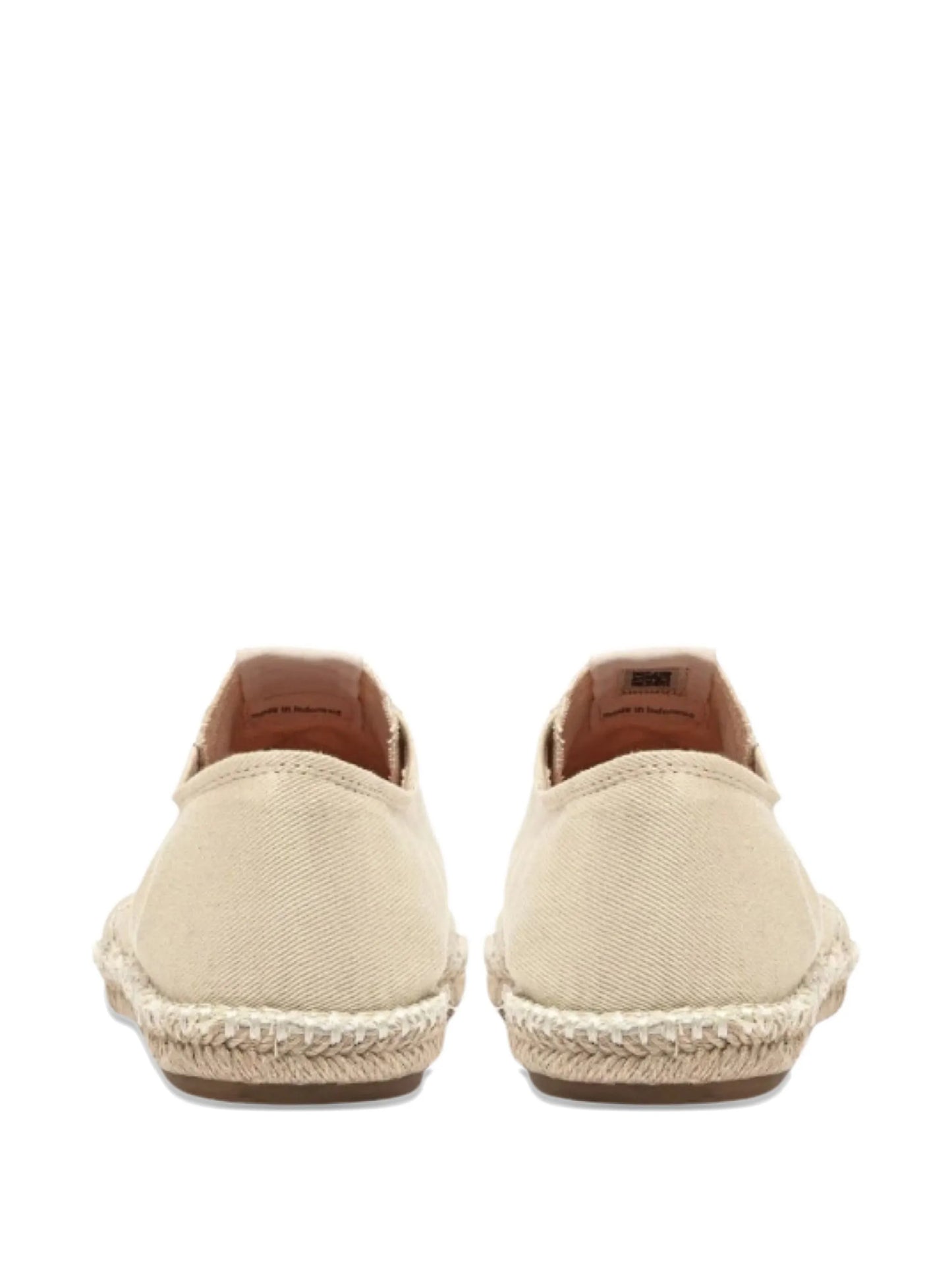 lace-up jute low-top sneakers