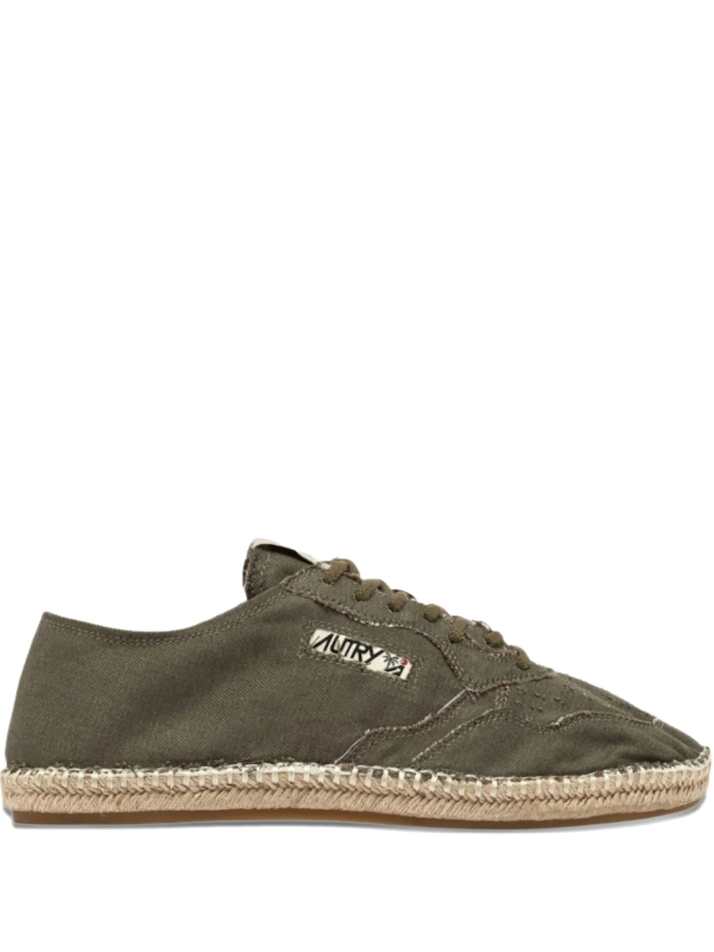 lace-up jute sneakers
