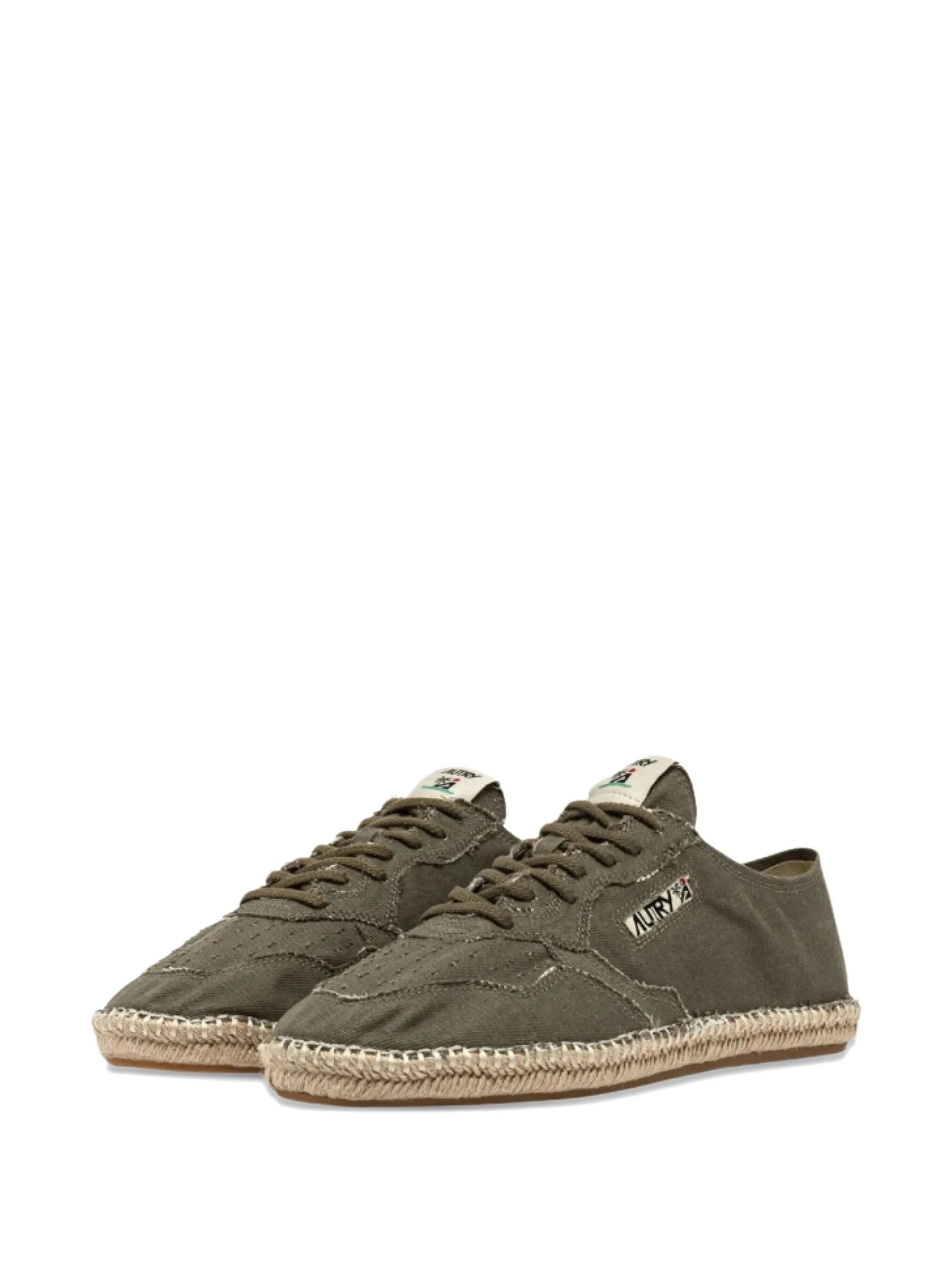 lace-up jute sneakers