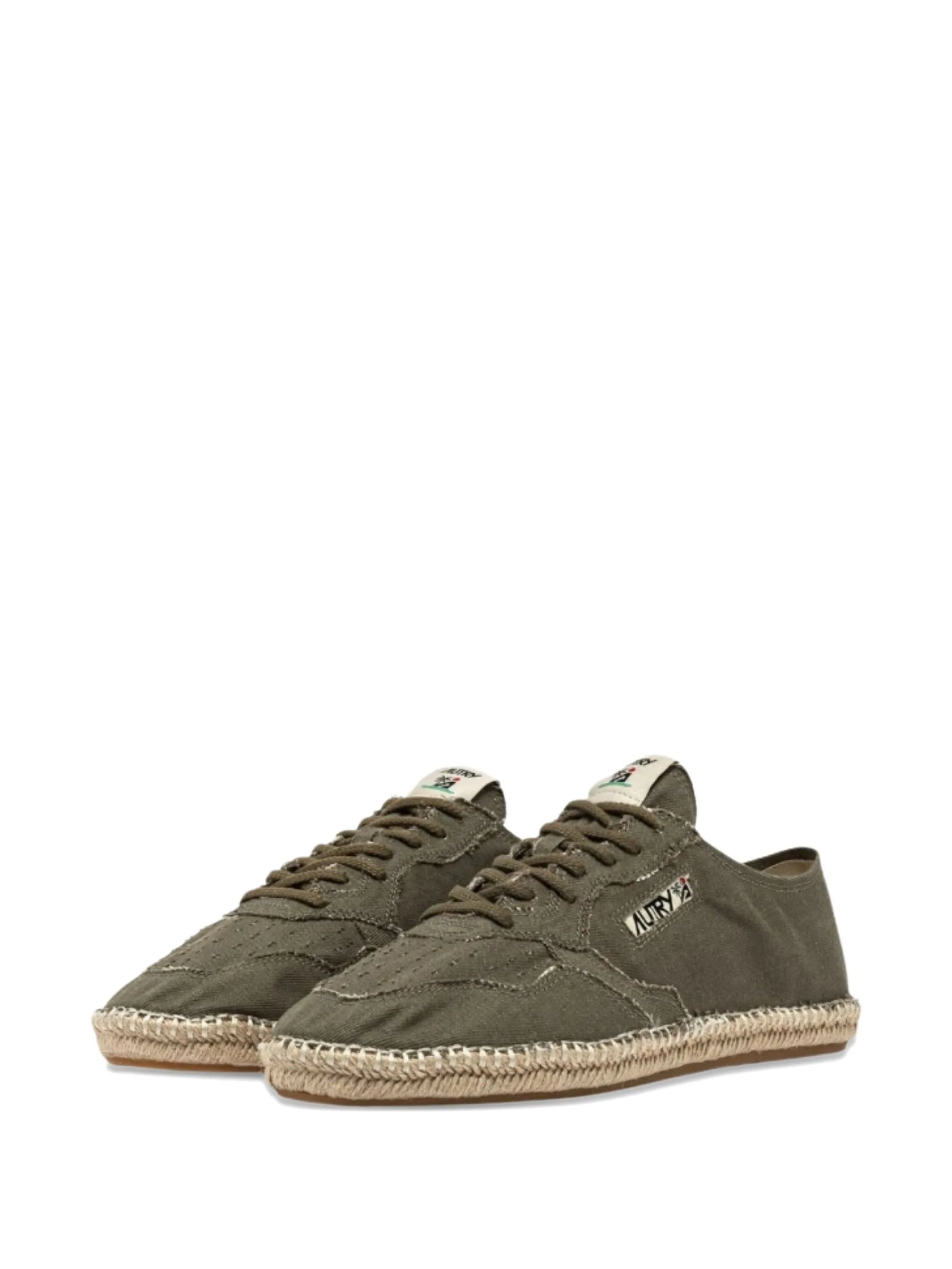 lace-up jute sneakers
