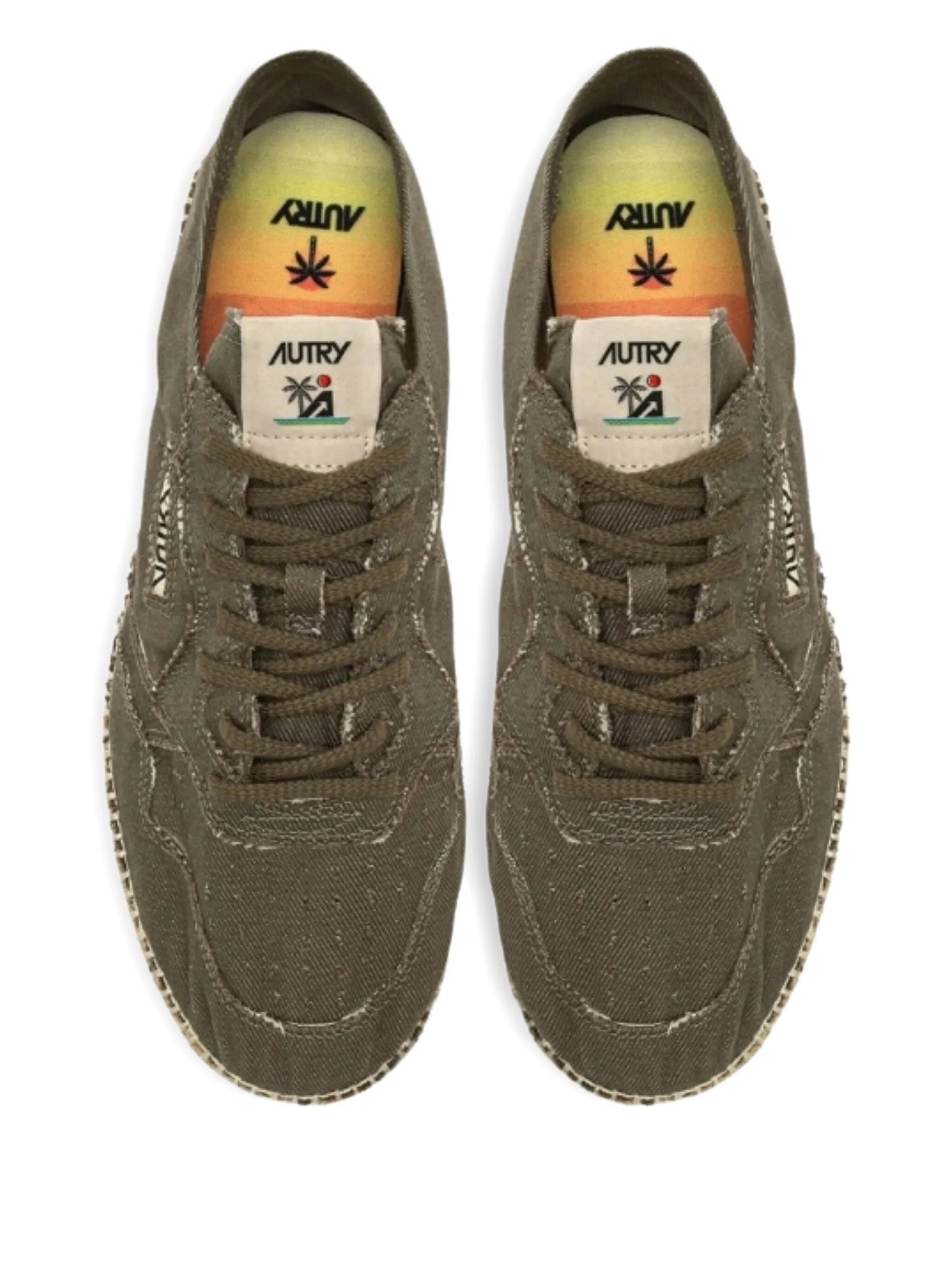 lace-up jute sneakers