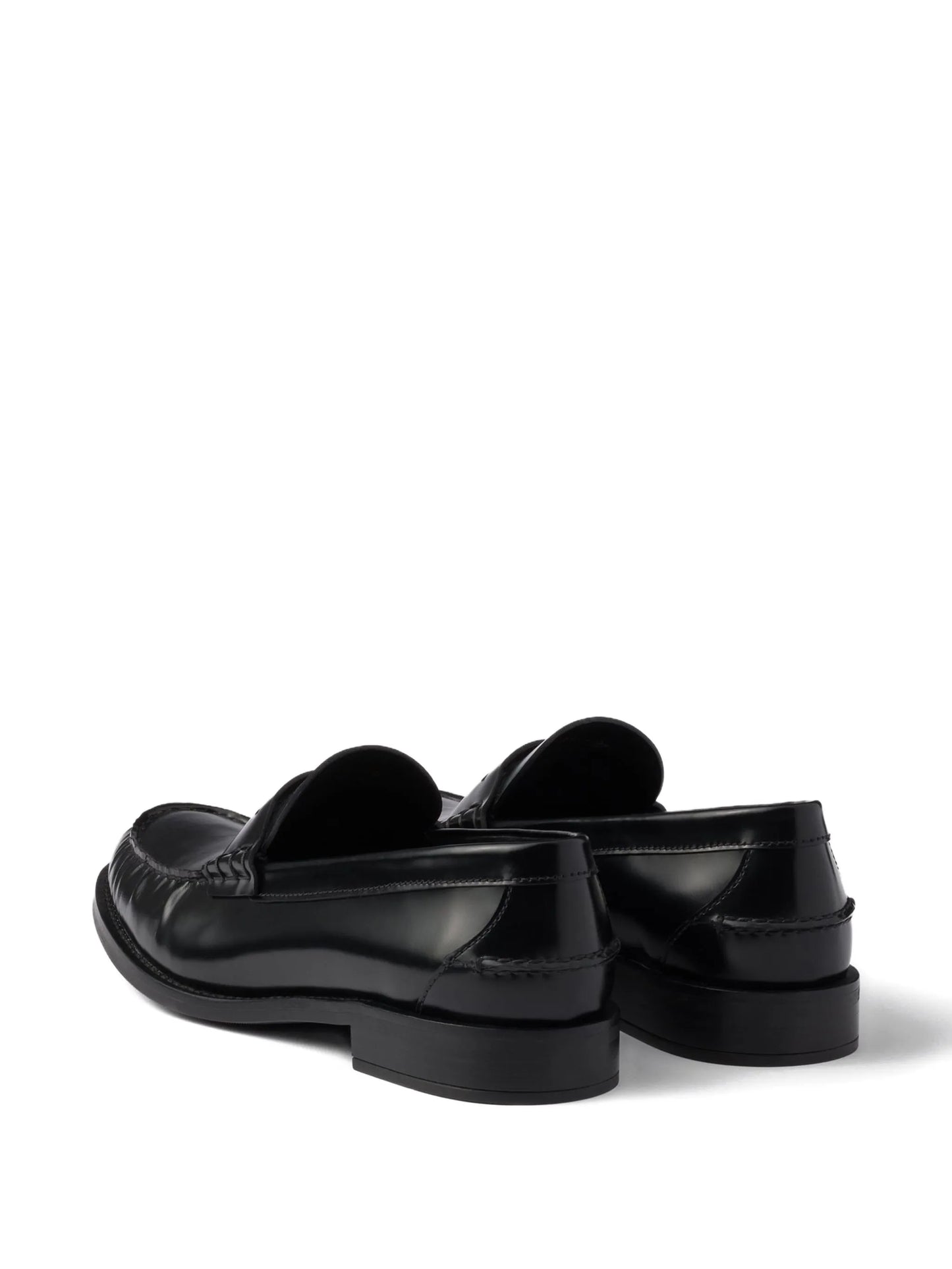 20mm brushed-leather band loafers