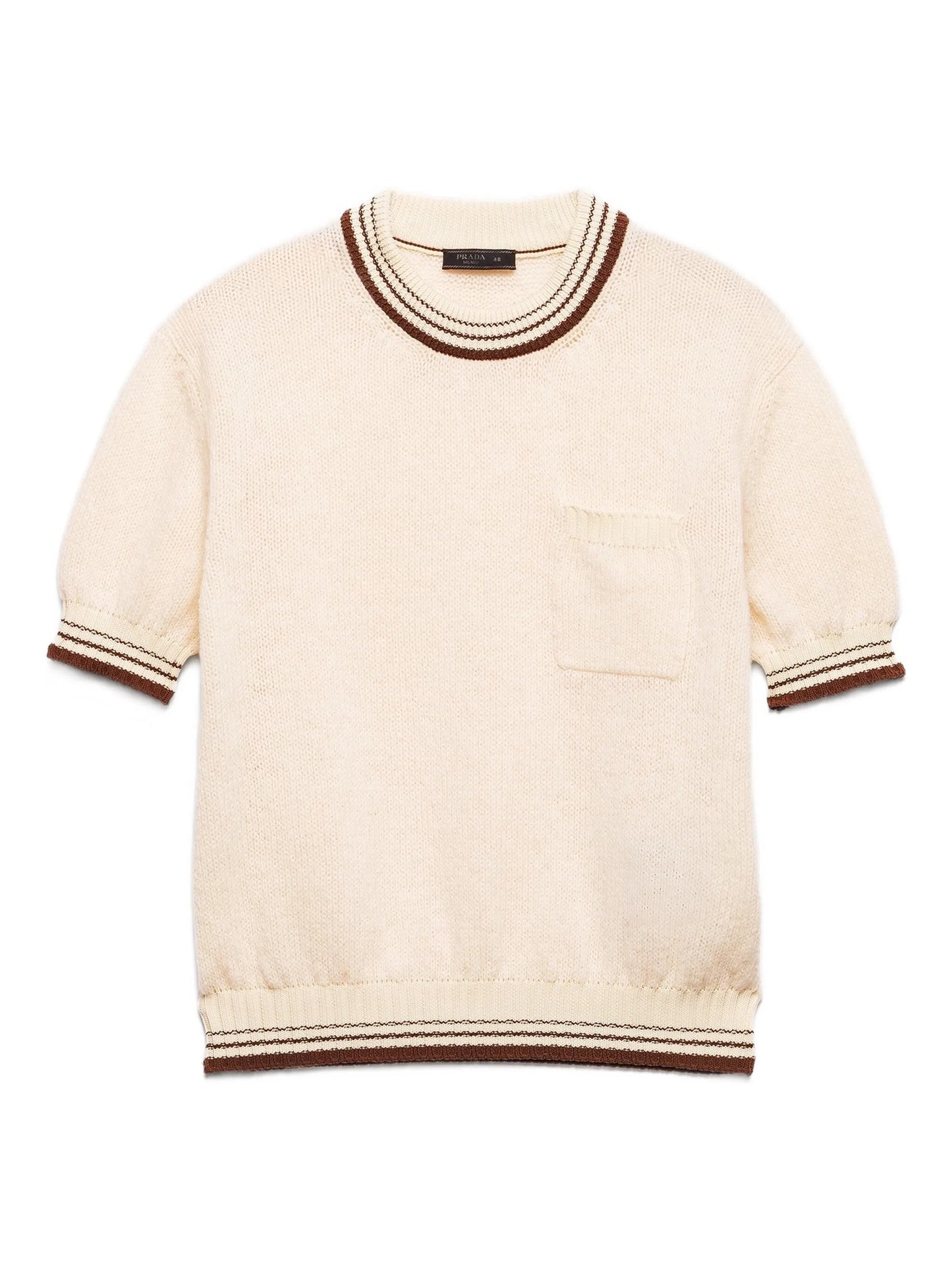 short-sleeve pocket sweater