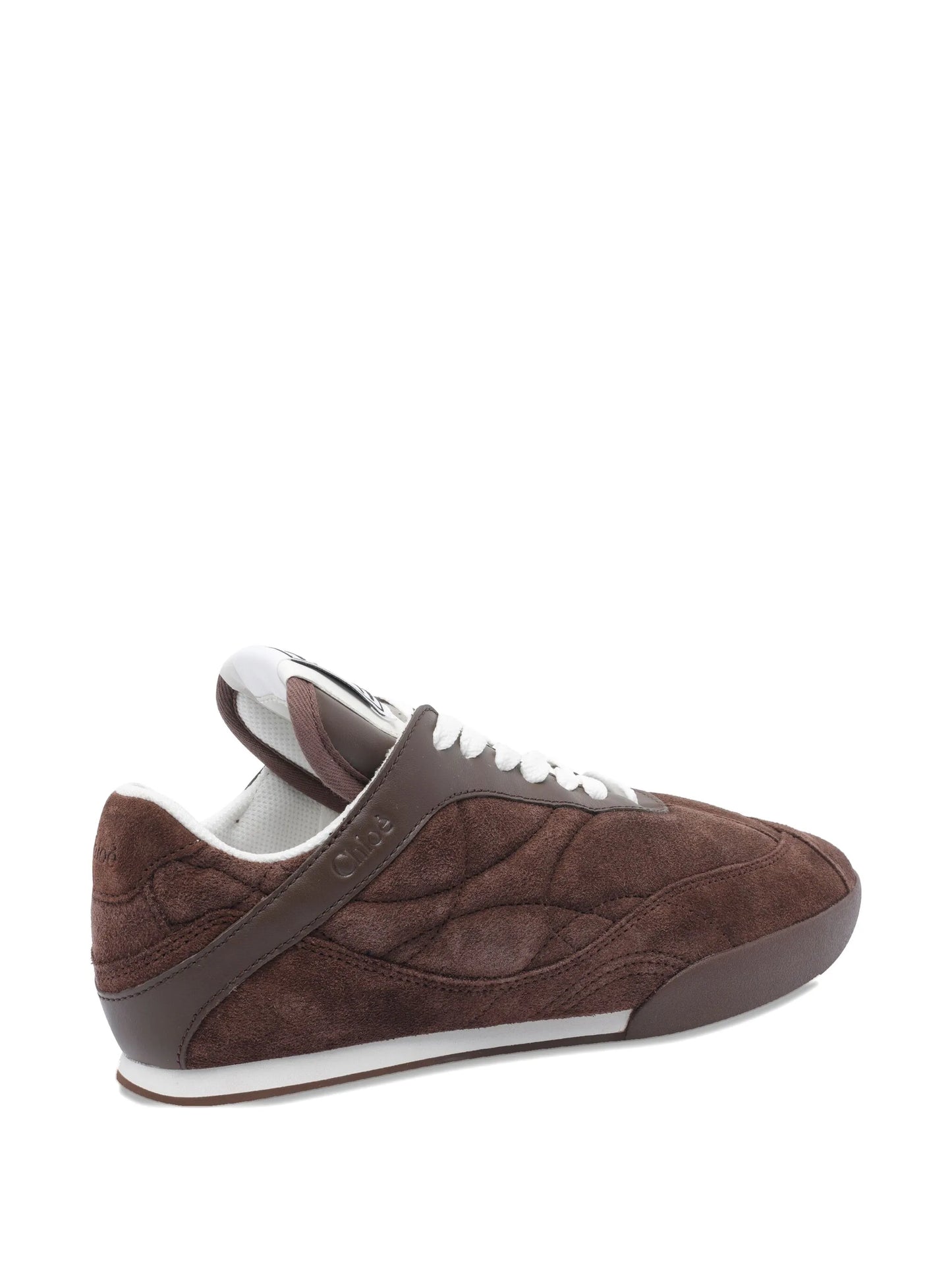 Kick quilted suede sneakers