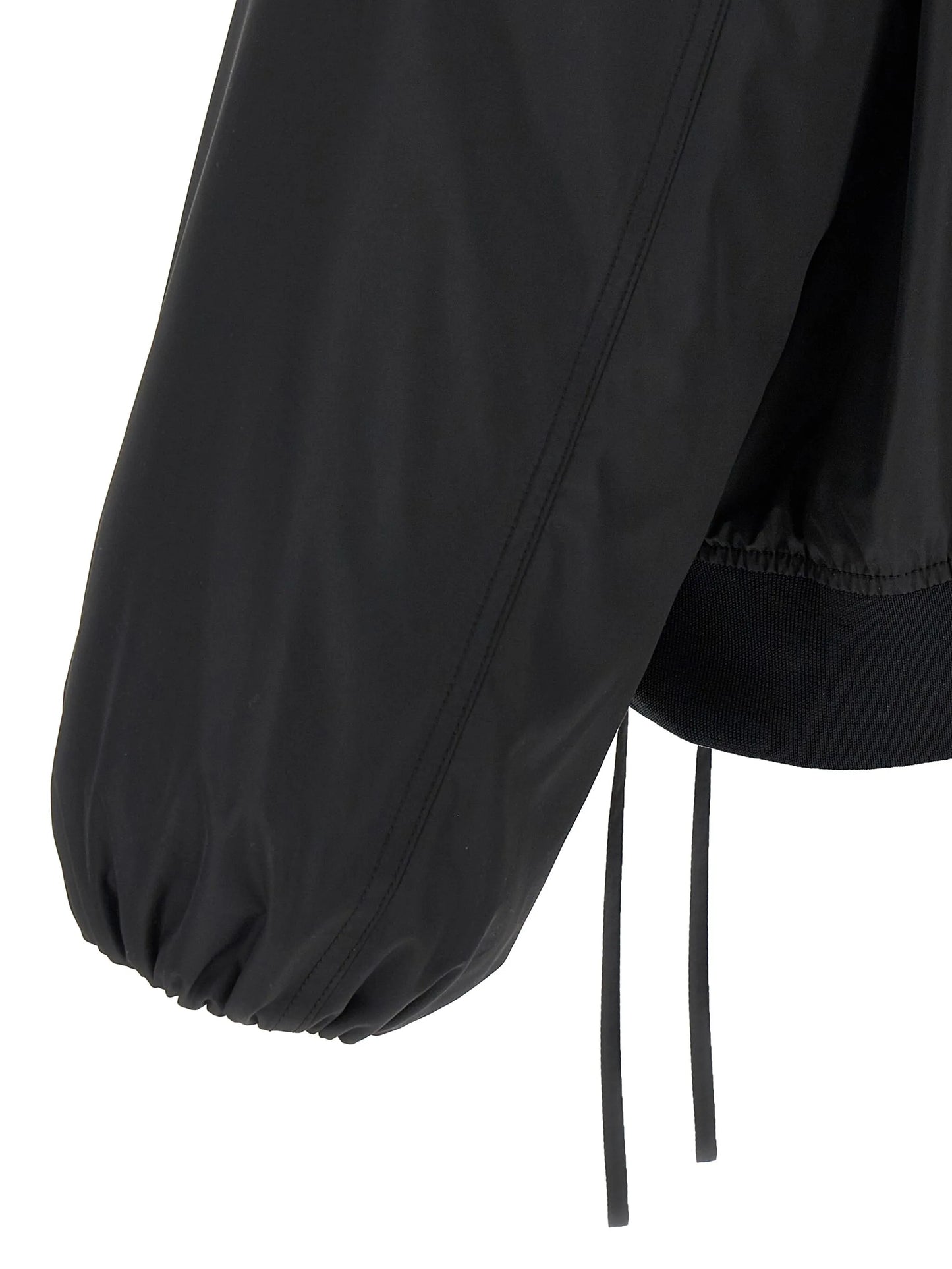 balloon-sleeve bomber jacket