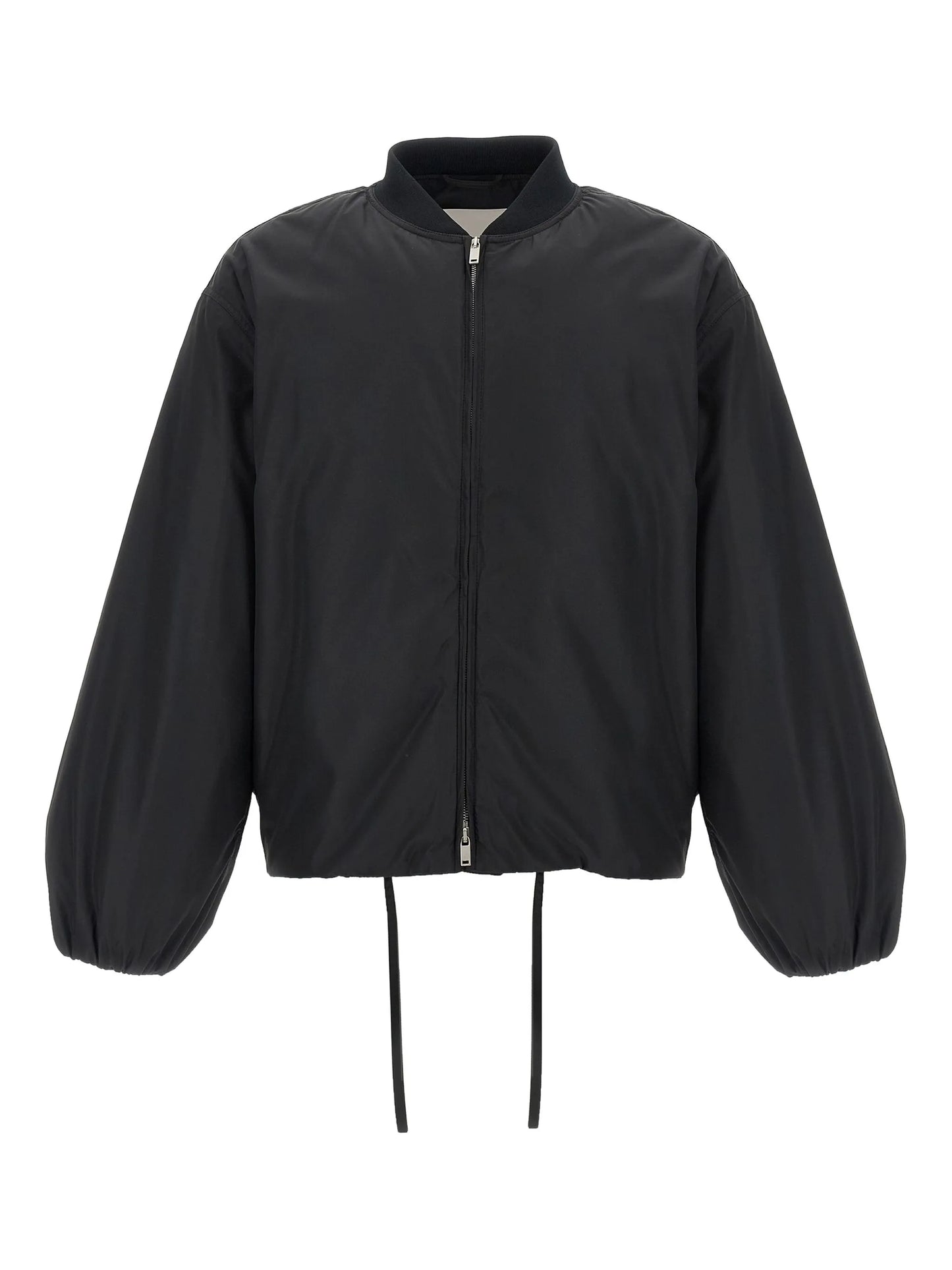 balloon-sleeve bomber jacket