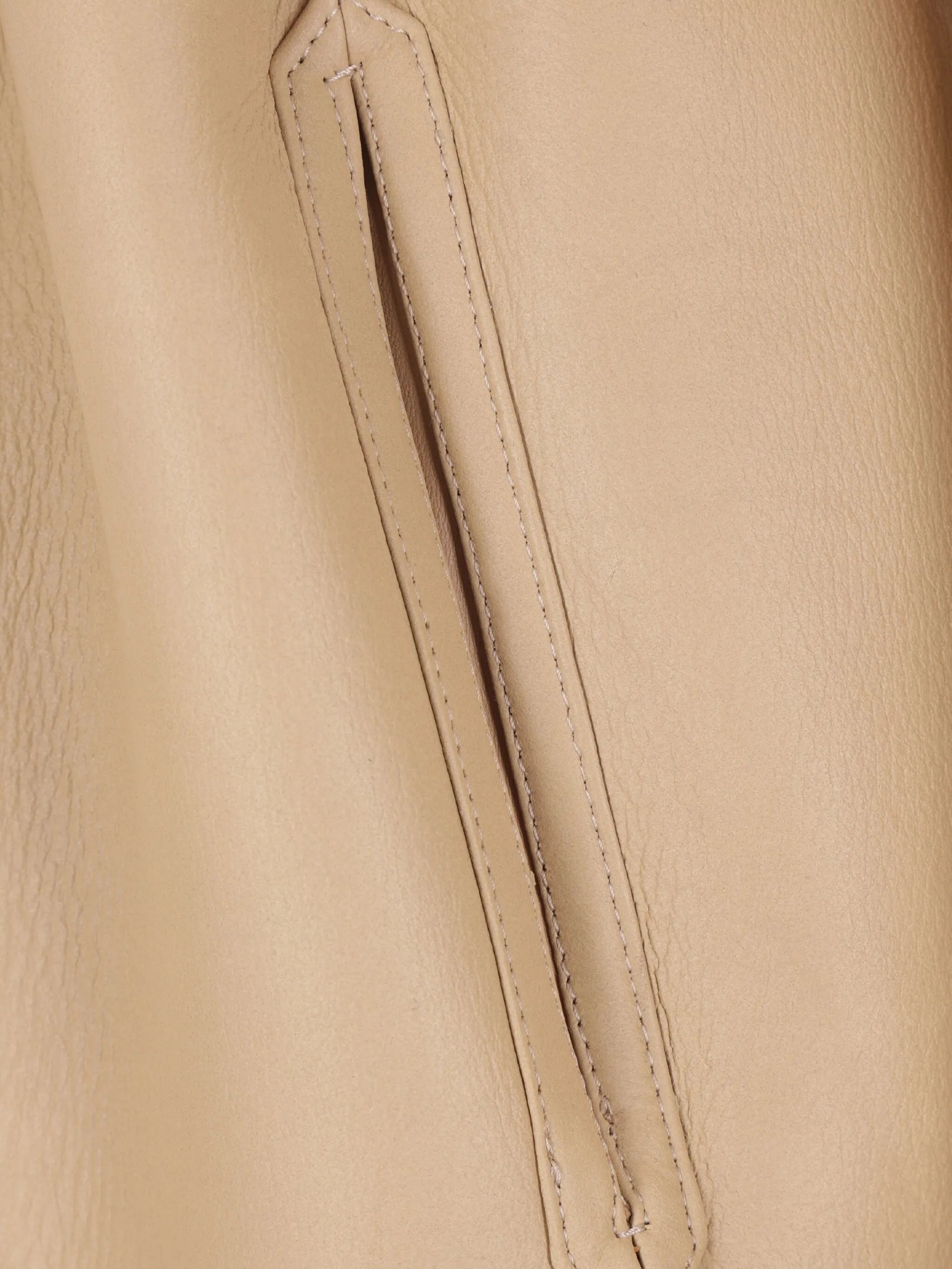 belted shearling coat