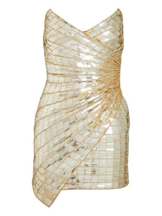 Aura sequined mini dress