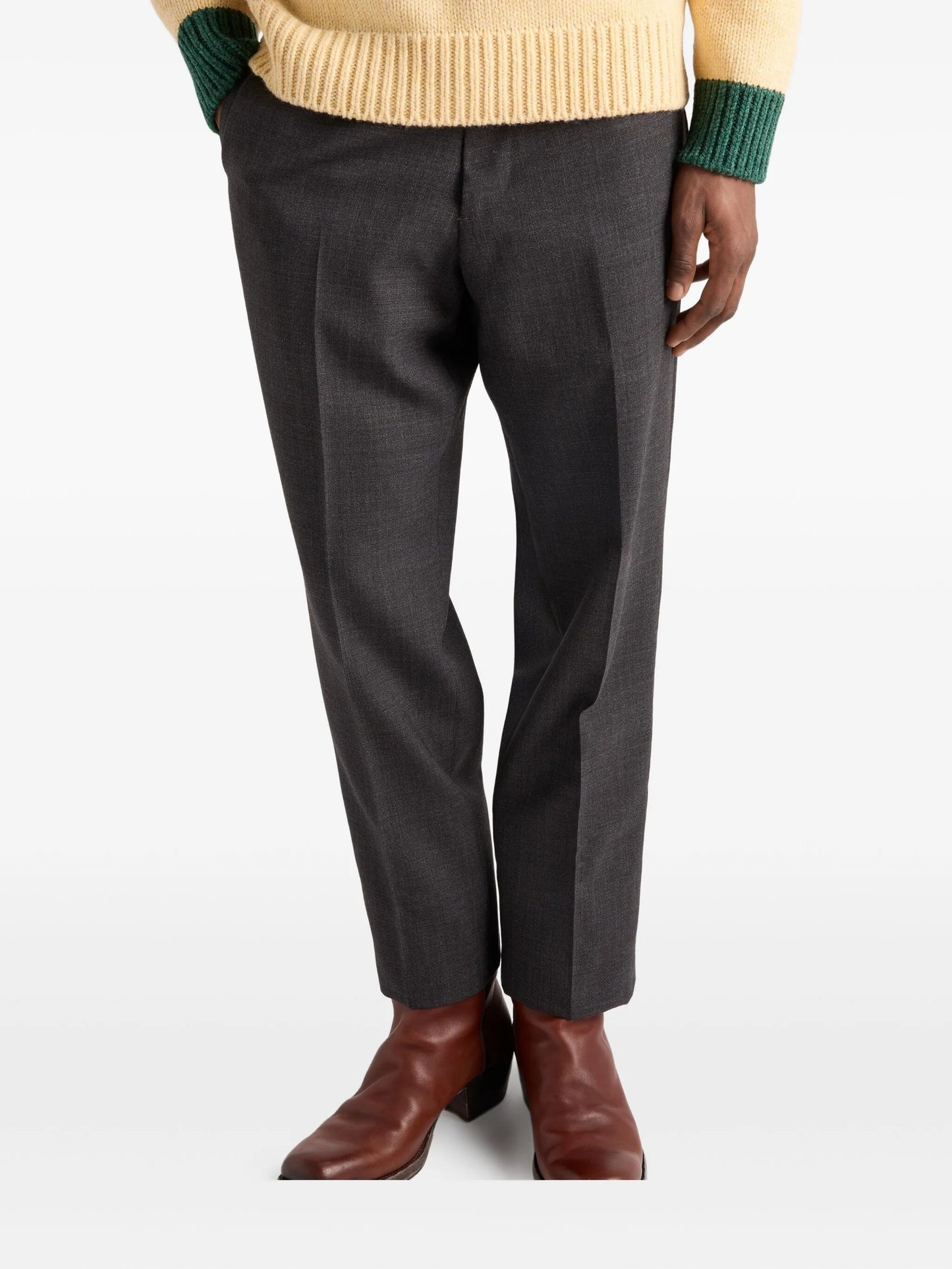 wool tailored trousers