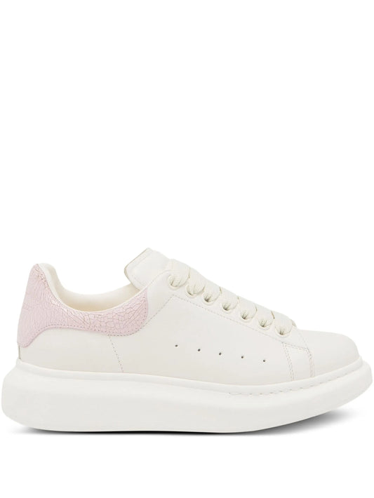 Oversize leather panelled sneakers