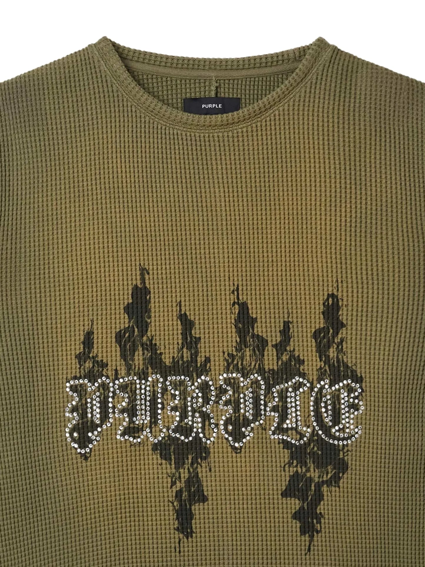 flames waffle-knit sweater