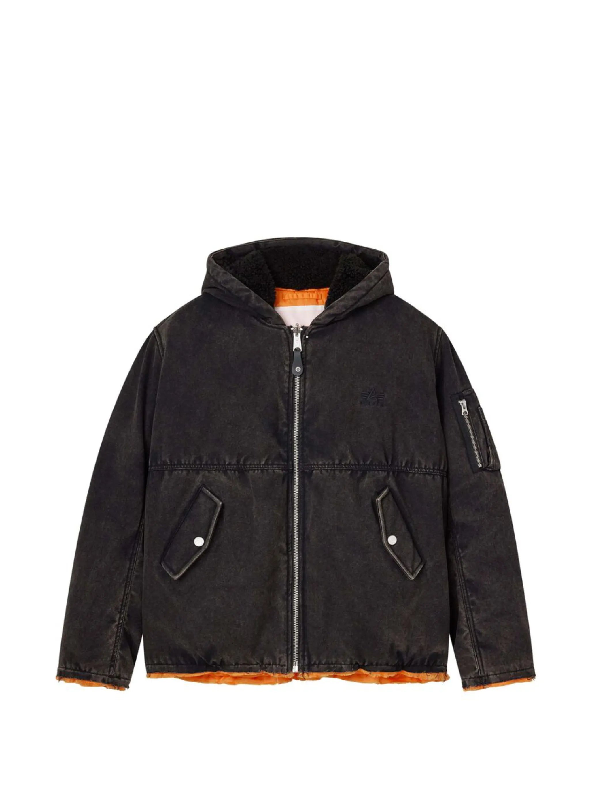hooded cotton jacket