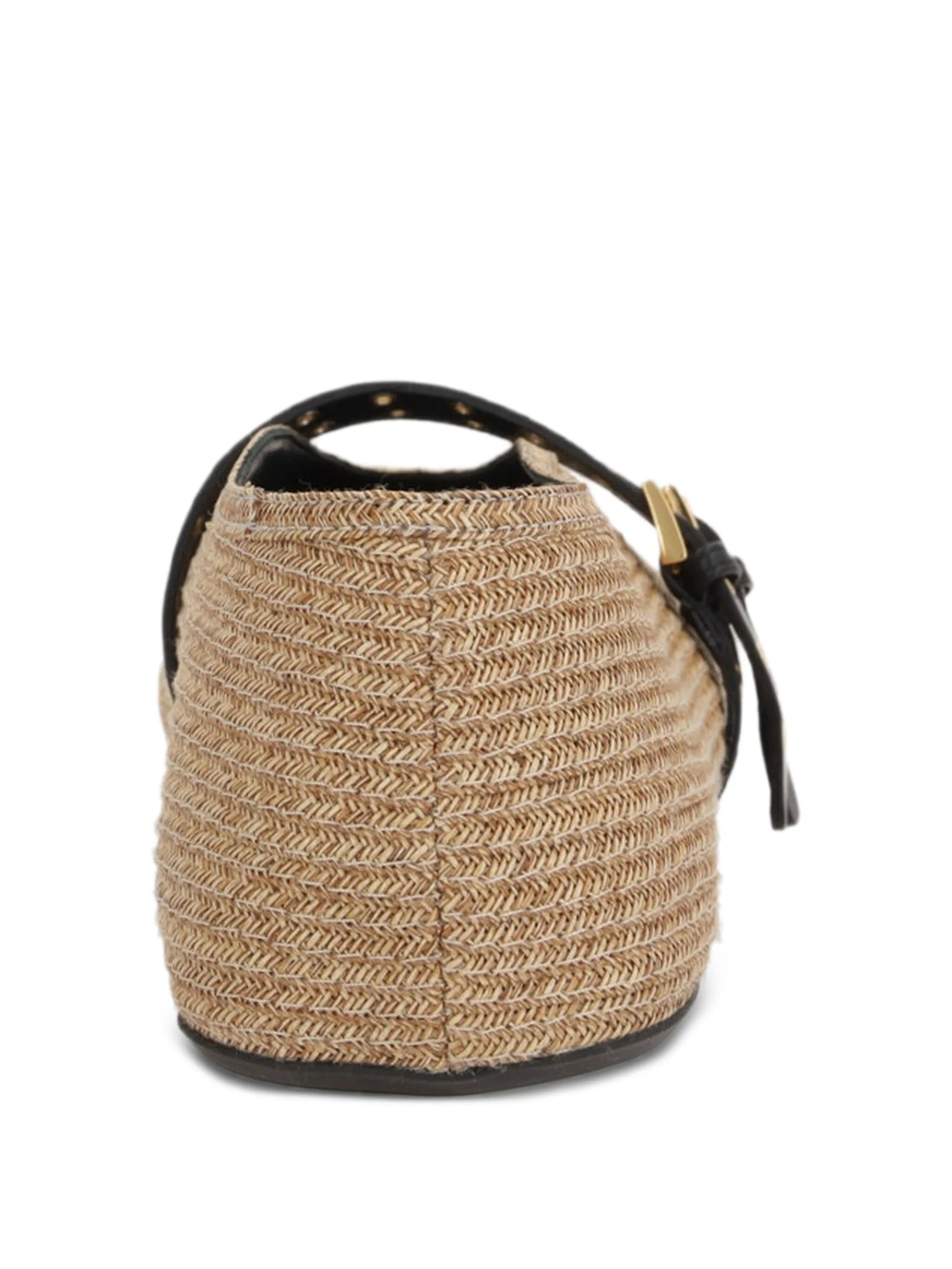 Ballet flats in paper straw