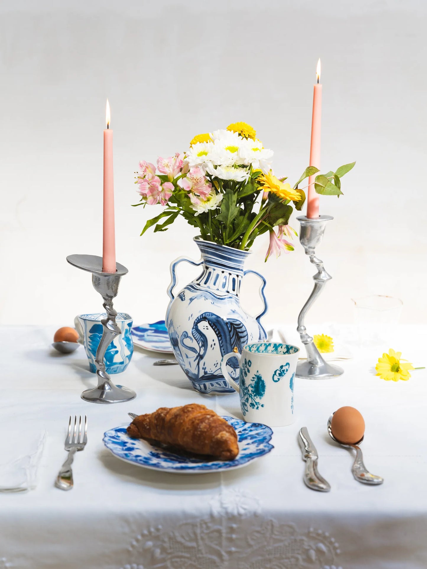 IBEX porcelain vase
