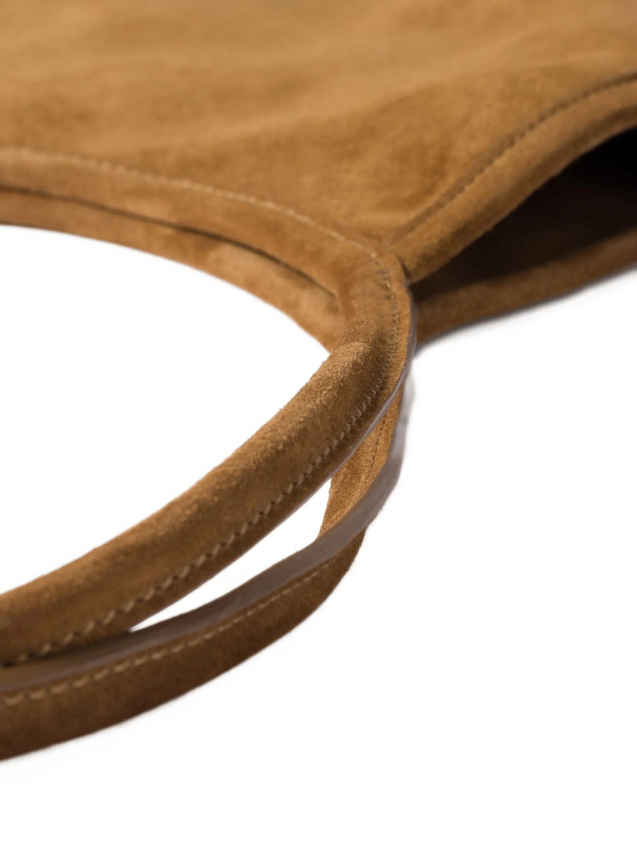 Ivy suede logo-detail shoulder bag