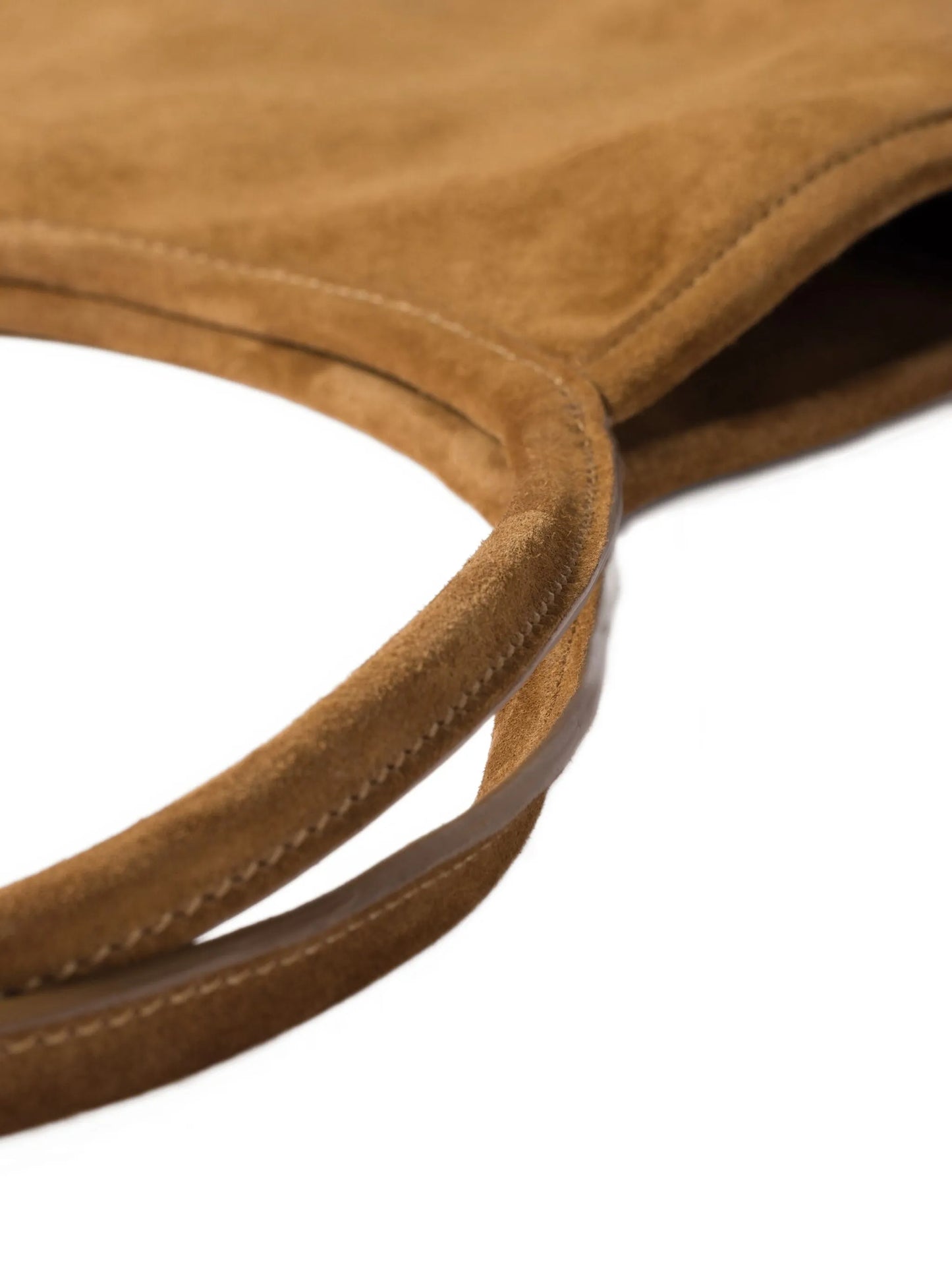 Ivy suede logo-detail shoulder bag