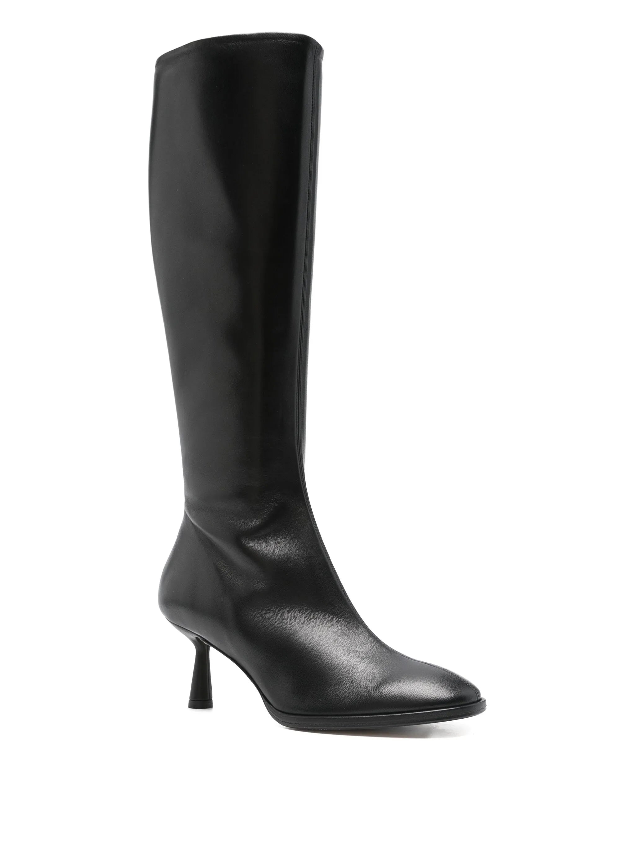 60mm leather knee-high boots