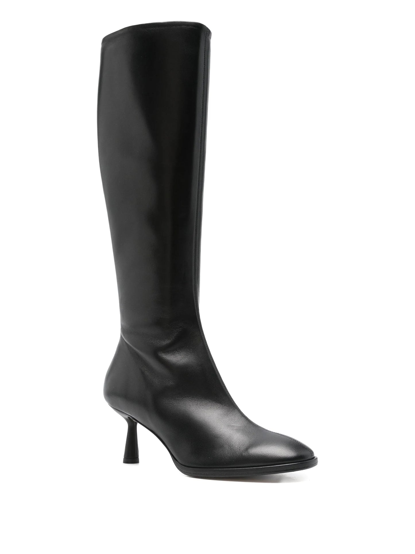 60mm leather knee-high boots