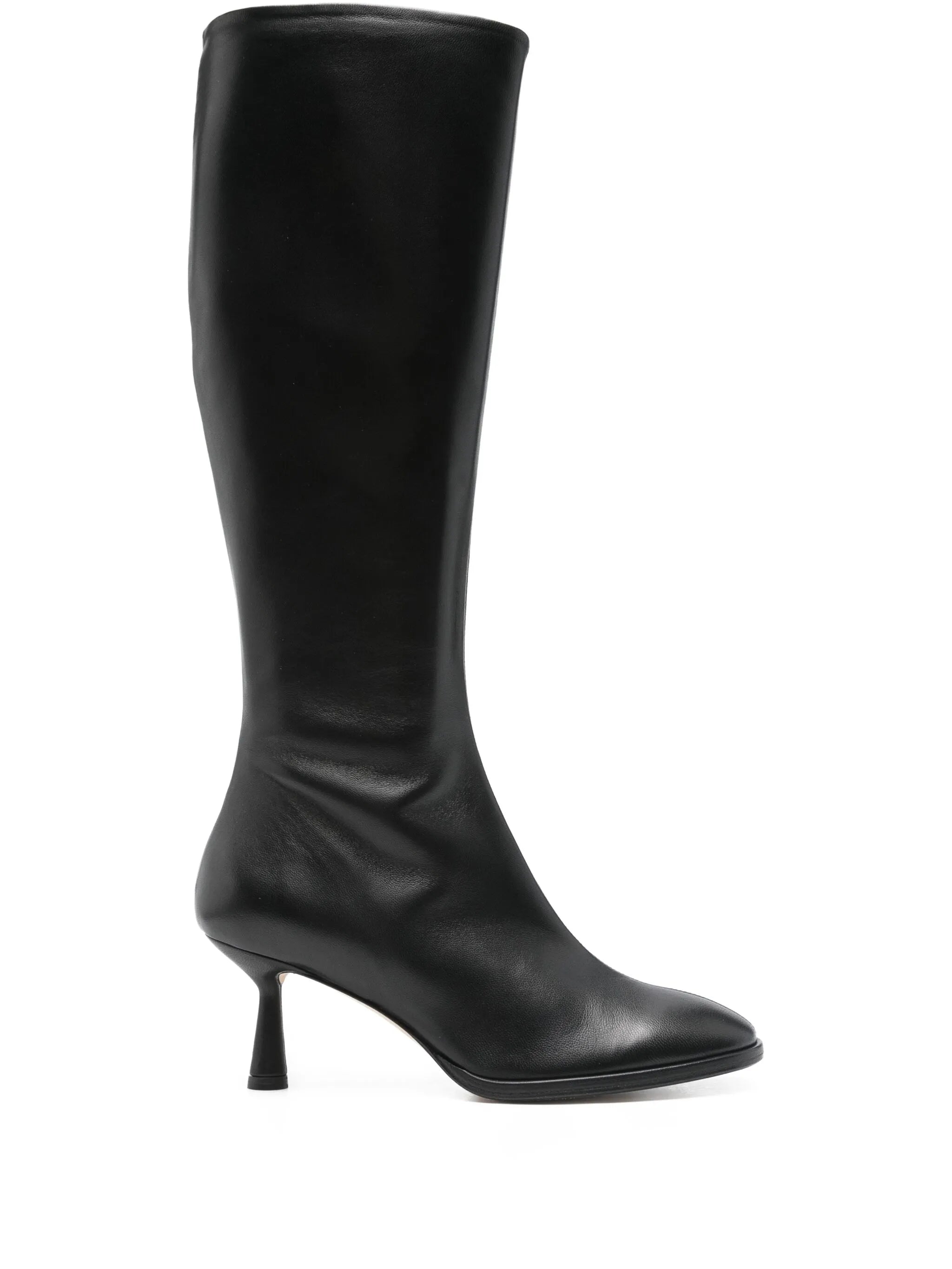 60mm leather knee-high boots