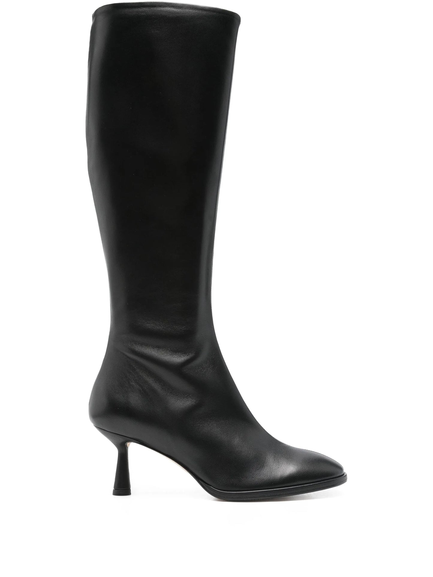 60mm leather knee-high boots